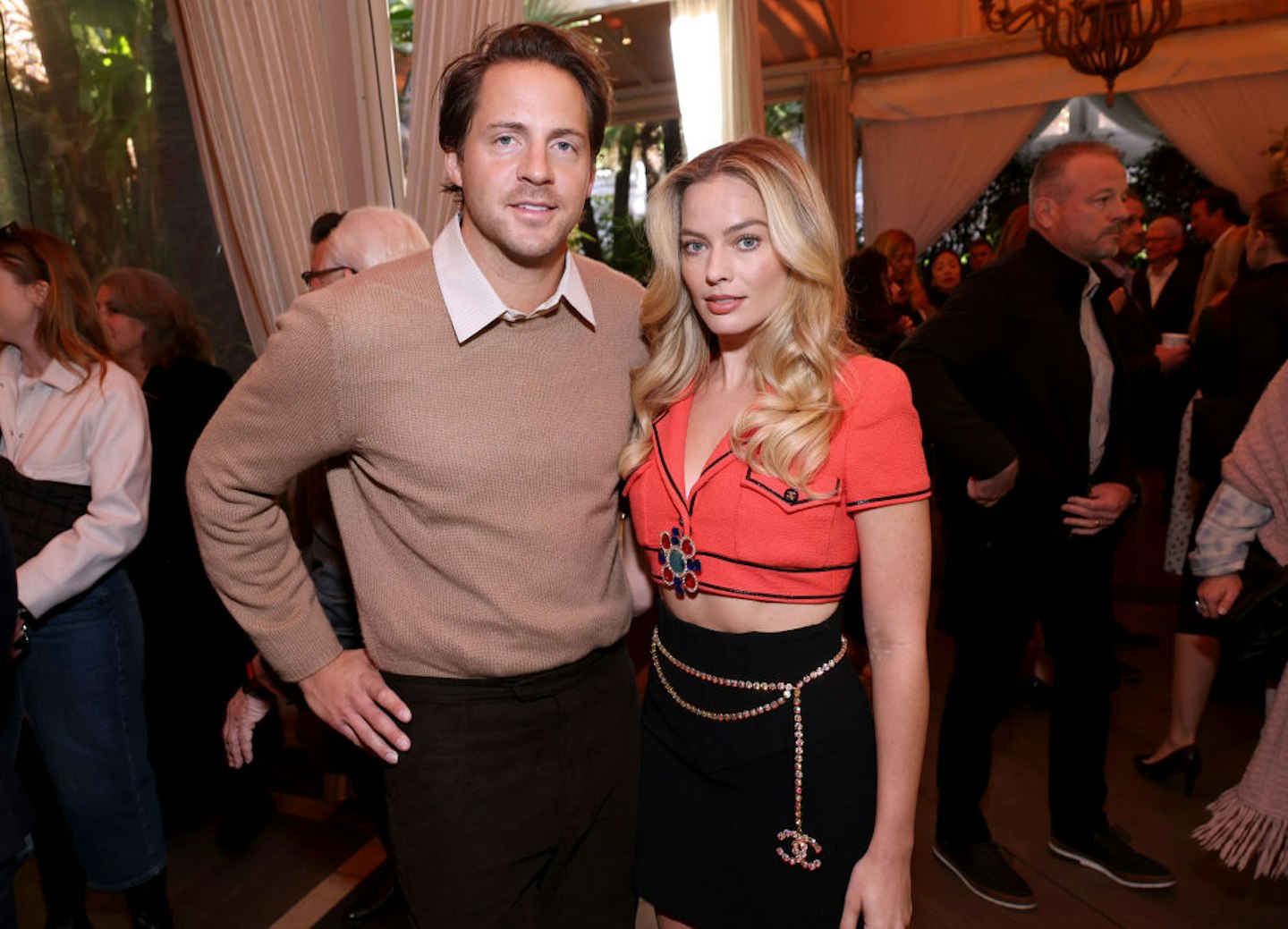 Tom Ackerley and Margot Robbie