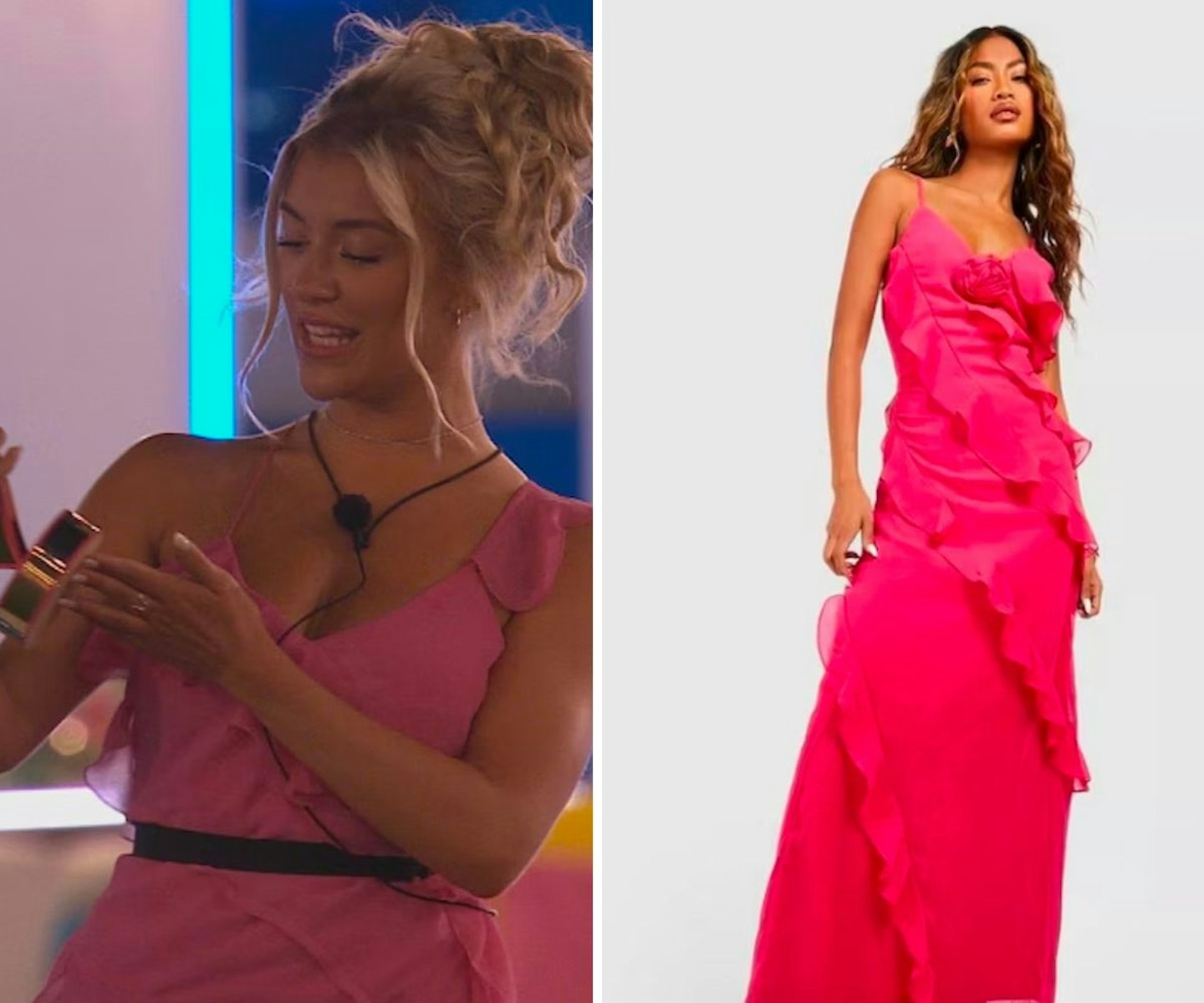 Molly Marsh's Pink Ruffle Dress