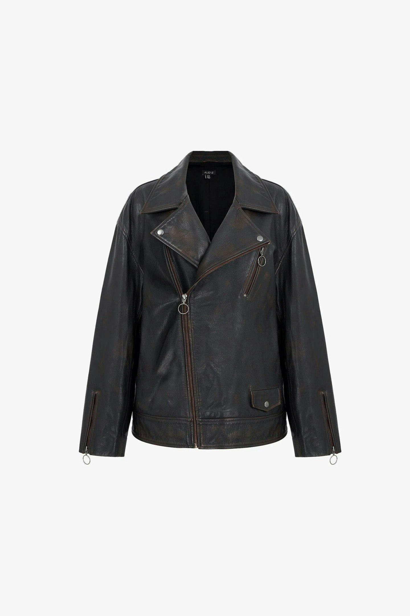 Aligne, Hui Oversized Leather Jacket