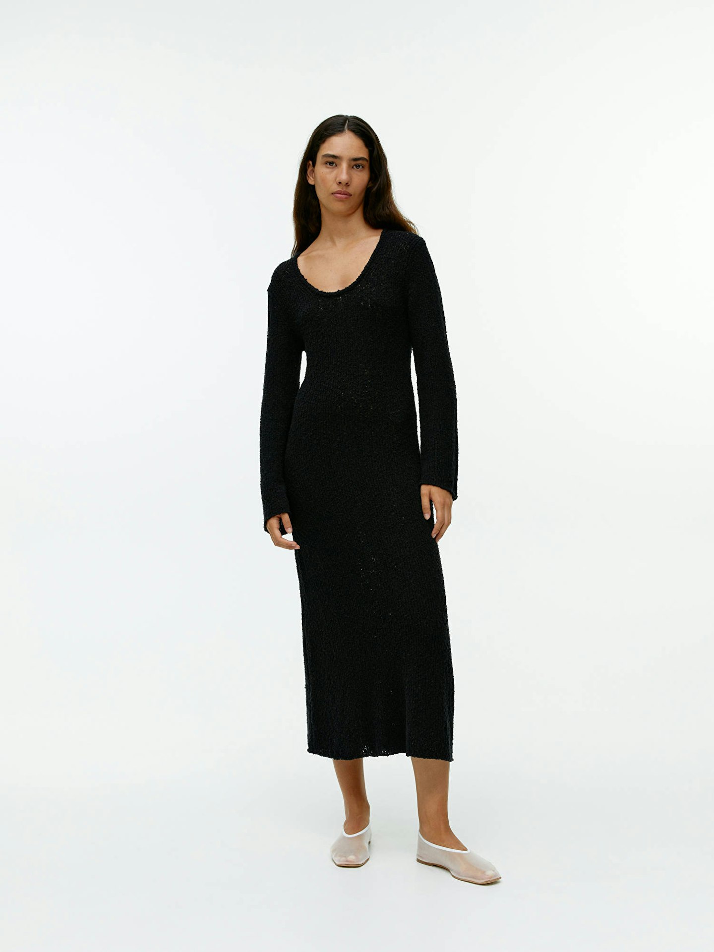 Arket, Bouclé Maxi Dress