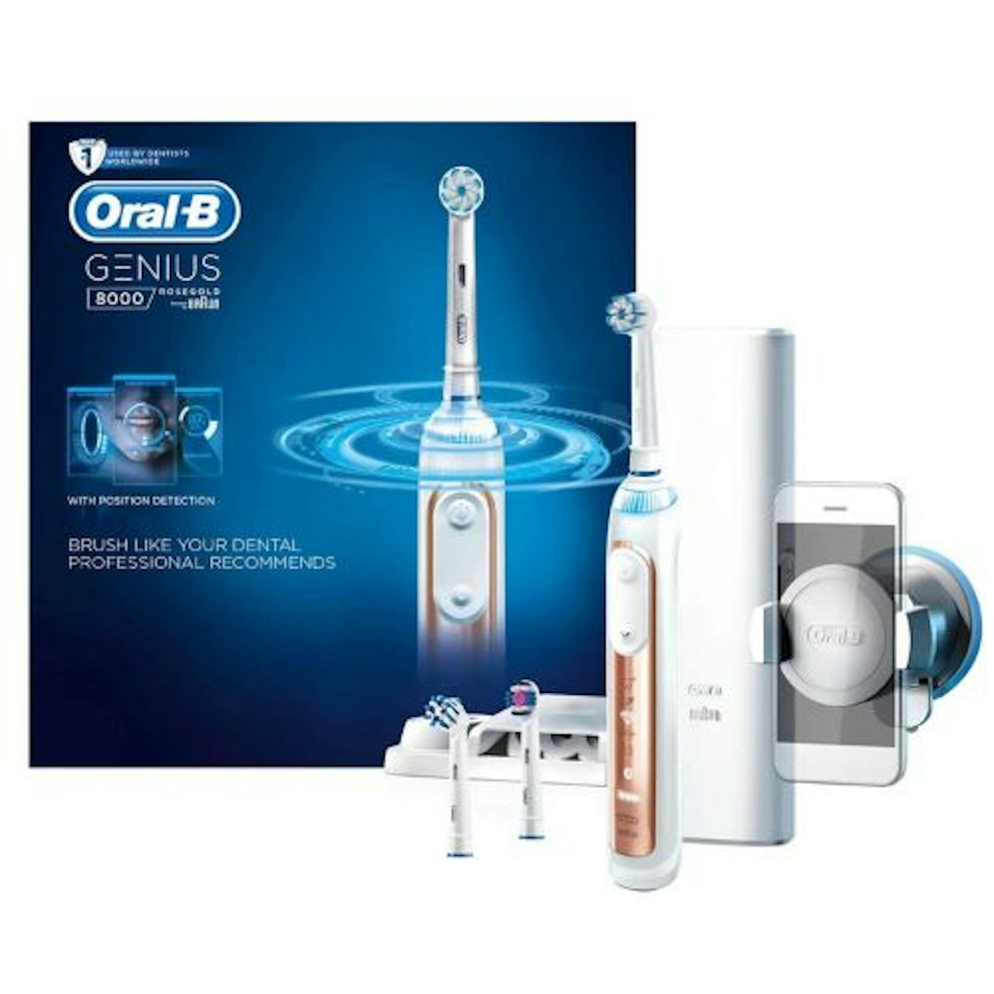 Oral-B Genius 8000 Electric Toothbrush Rose Gold