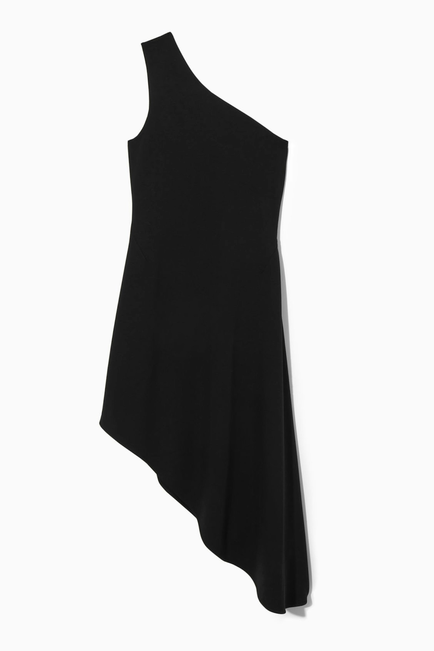 COS, Asymmetric One-Shoulder Midi Dress