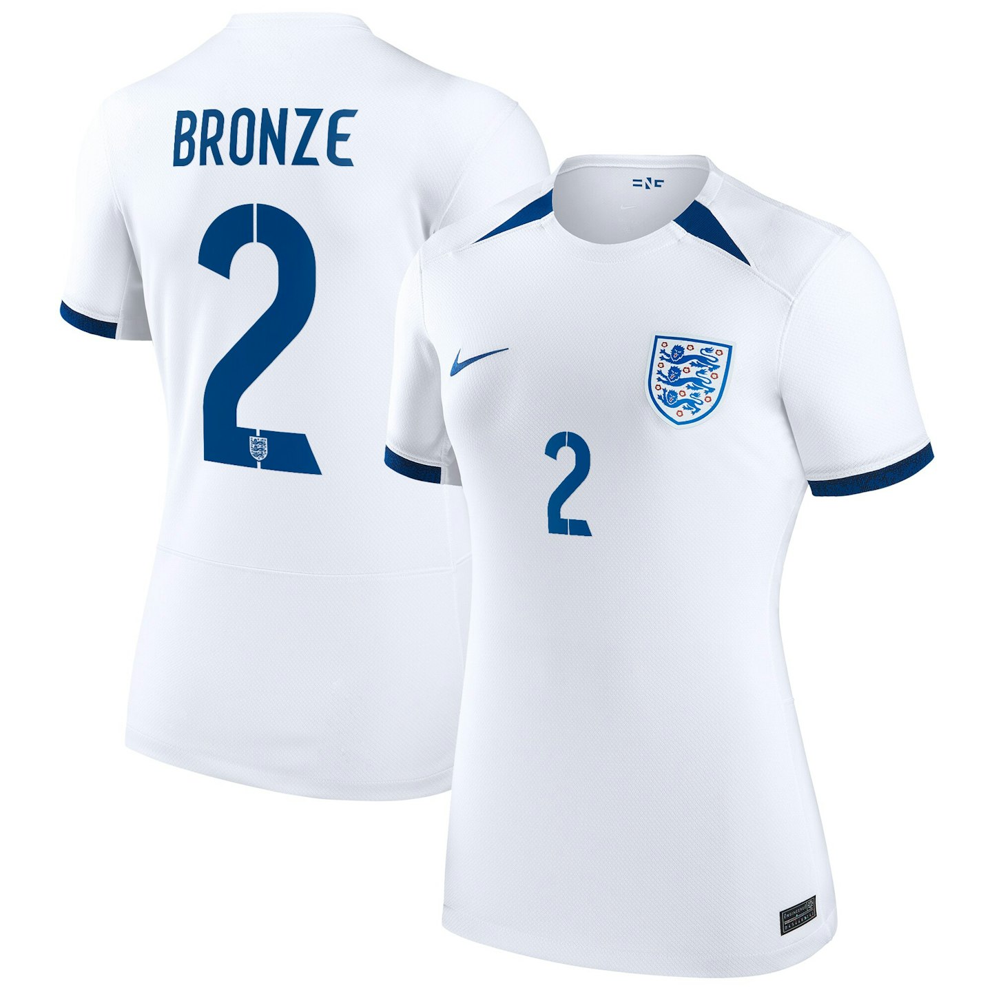 England Women's Football Shirt 2023 Lucy Bronze