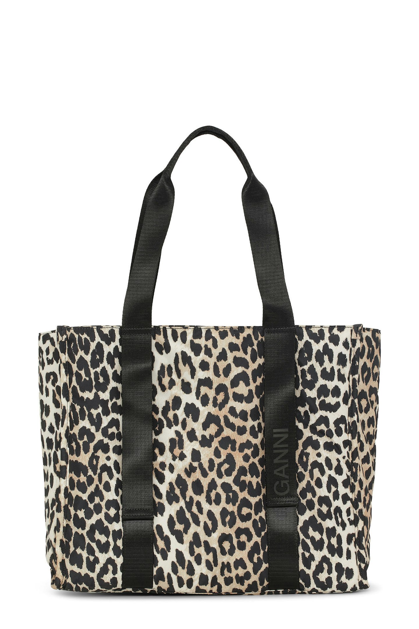 Ganni, Medium Leopard Tech Tote