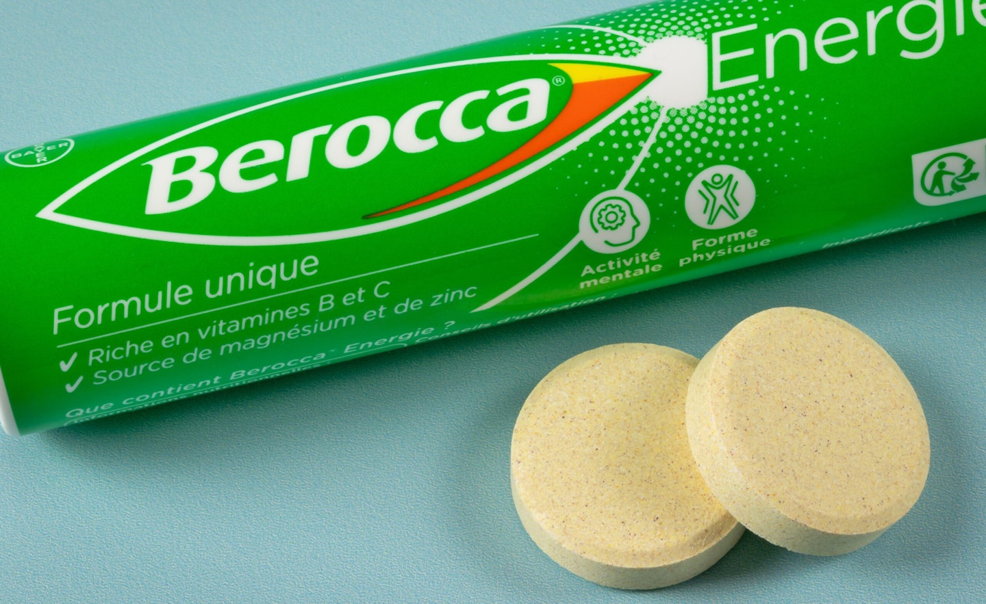 Berocca packaging and tablets