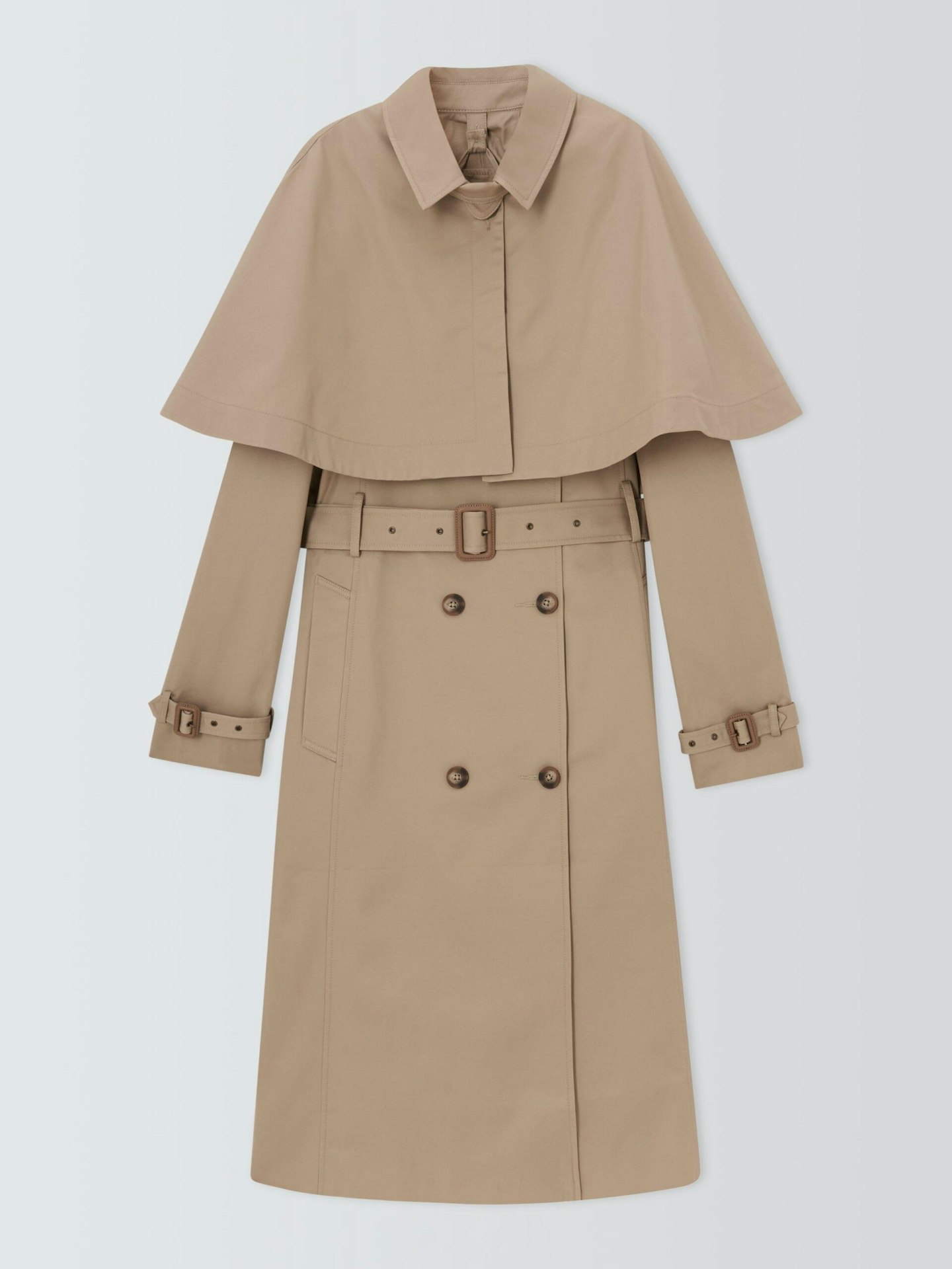 John Lewis Cape Trench Coat