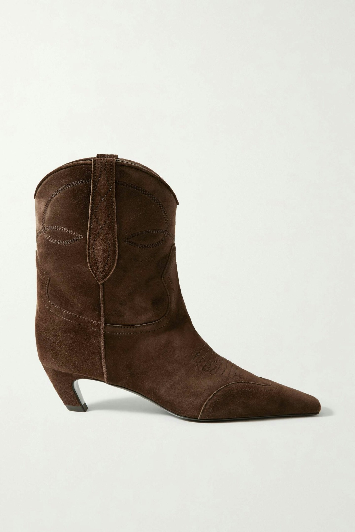 Khaite, Dallas Suede Ankle Boots