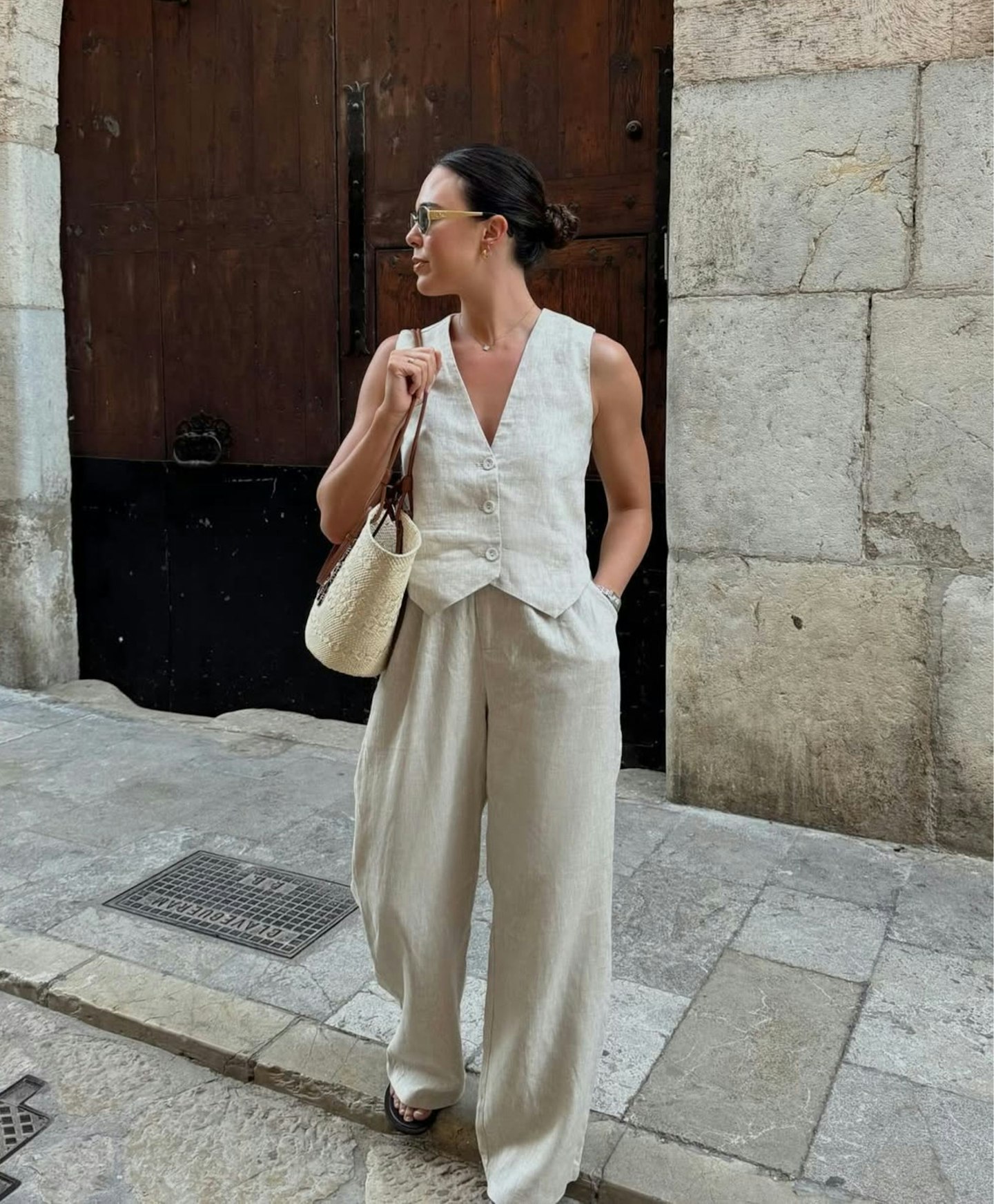 linen waist coat