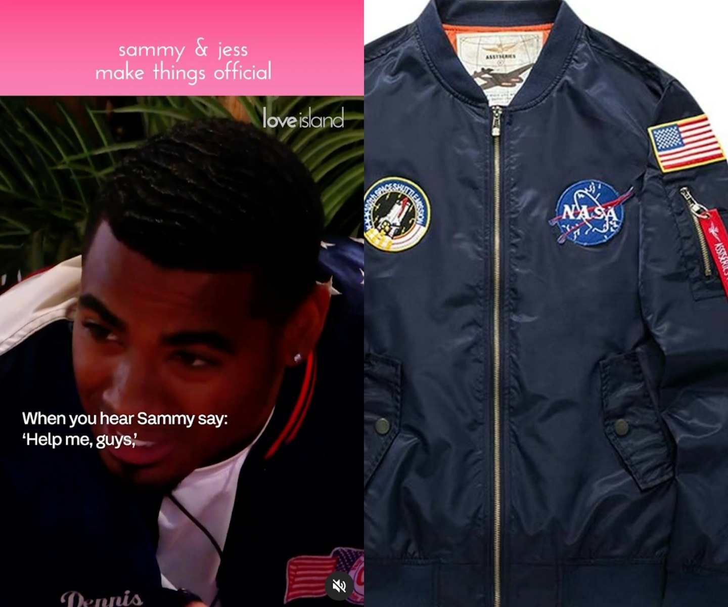 Tyrique's American Flag Bomber Jacket