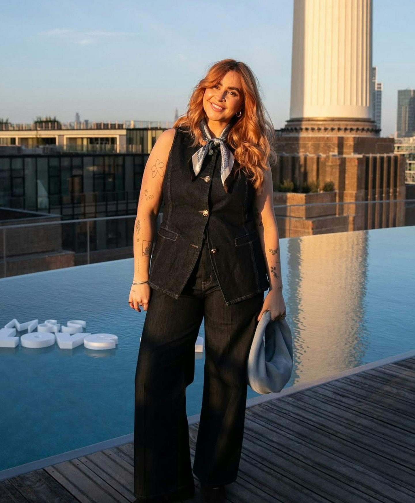 m and s waistcoat influencer