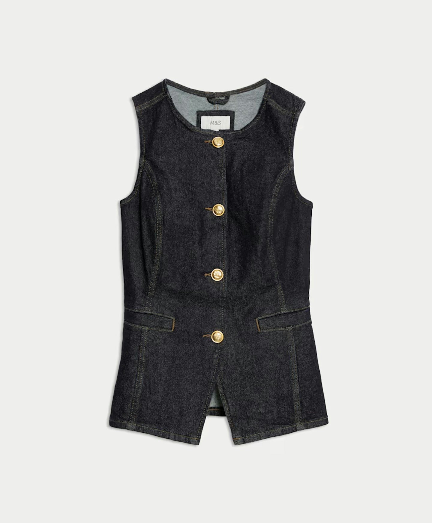 M&S, Denim Waistcoat