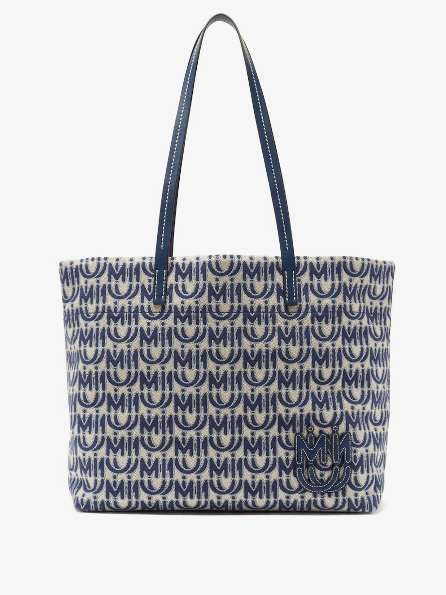 Miu Miu, Logo-Jacquard Cotton-Blend Canvas Tote Bag
