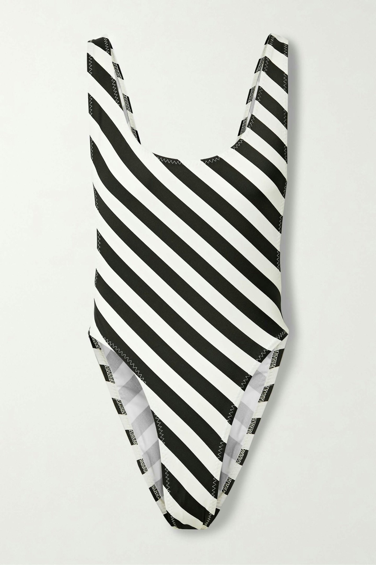 Norma Kamali, Marissa Striped Swimsuit