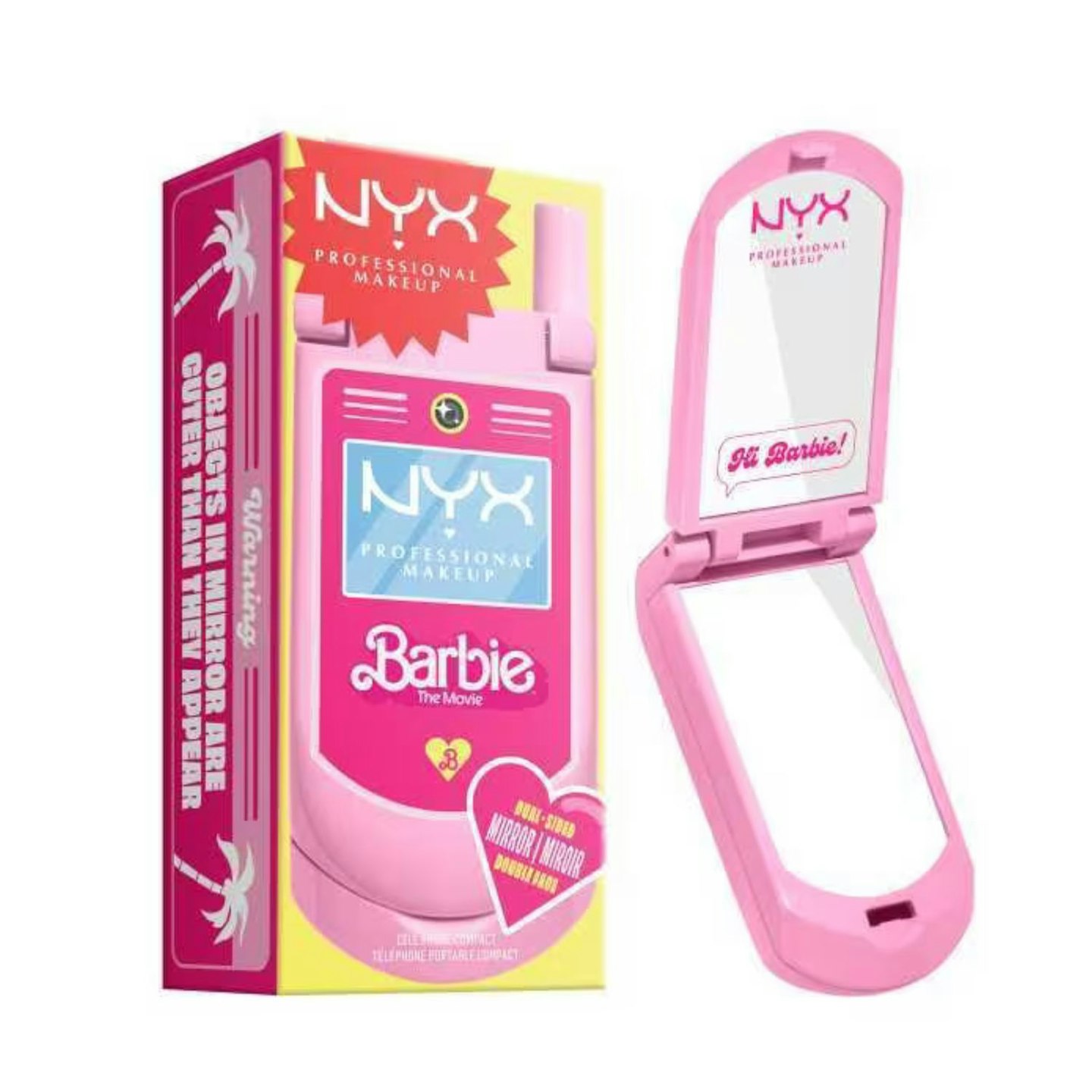 barbie mirror flip phone