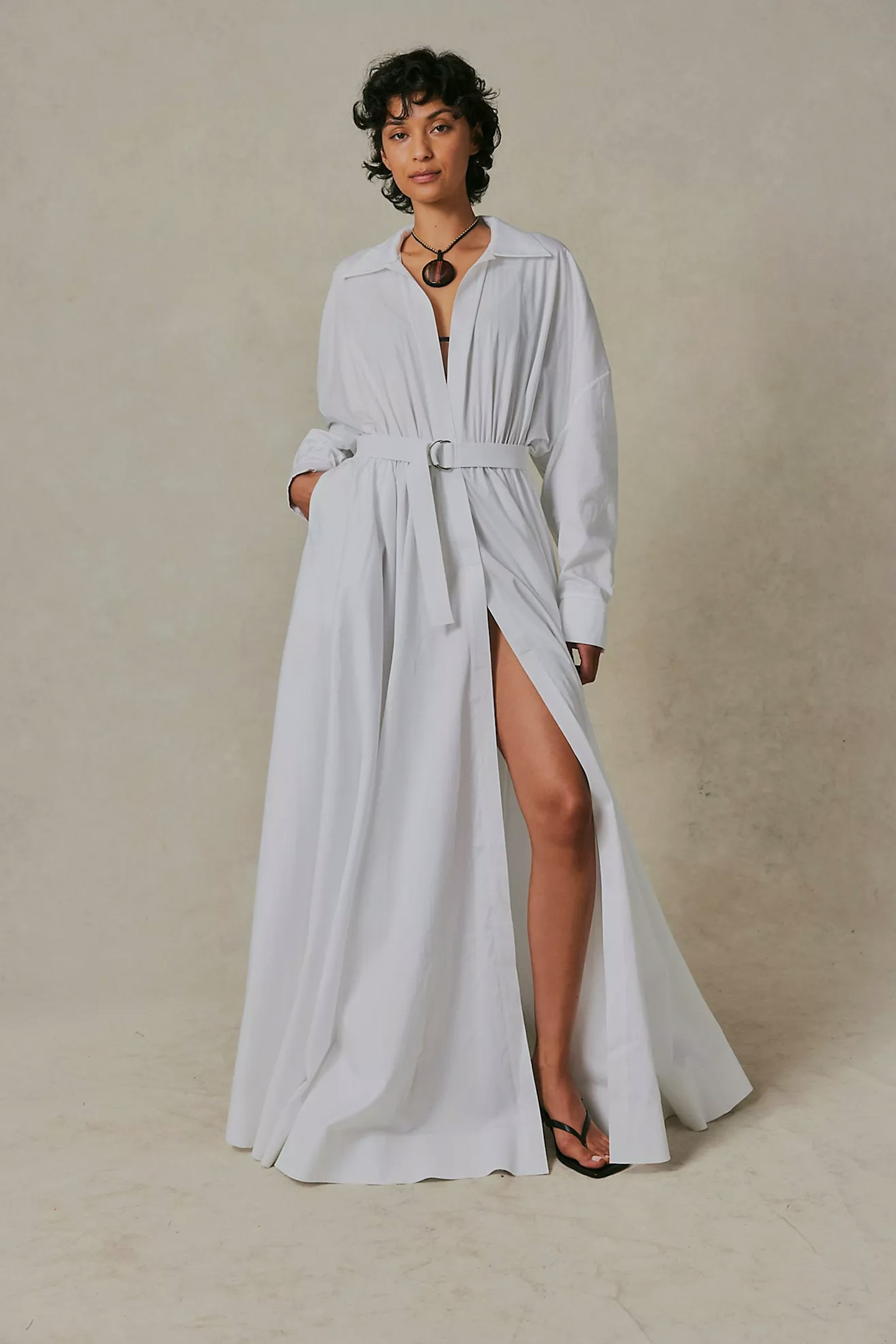 Super Oversized Boyfriend Maxi Dress