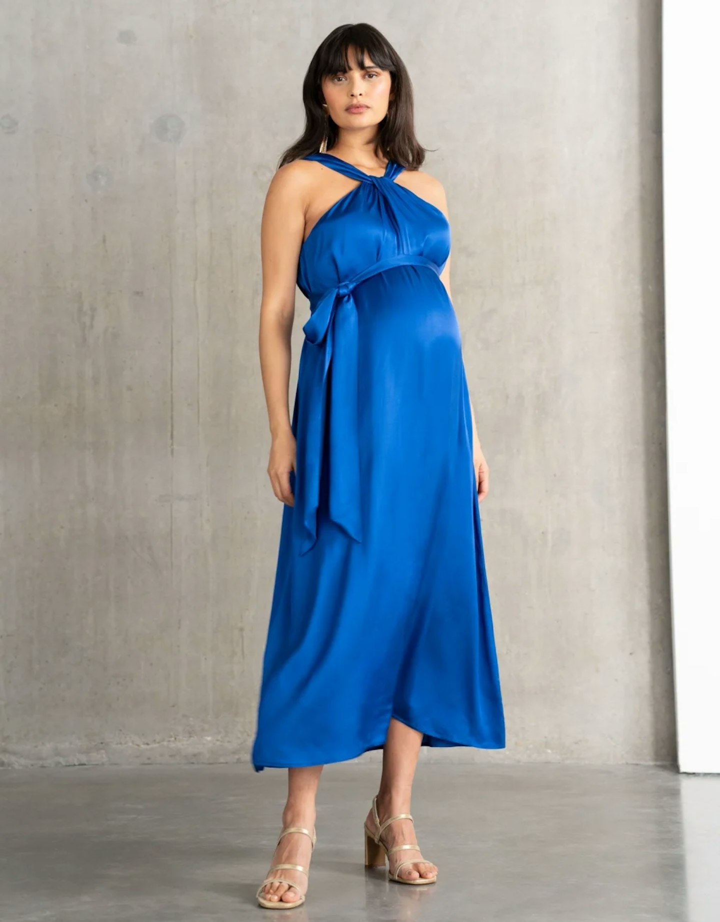 adjustable maternity wedding guest dress