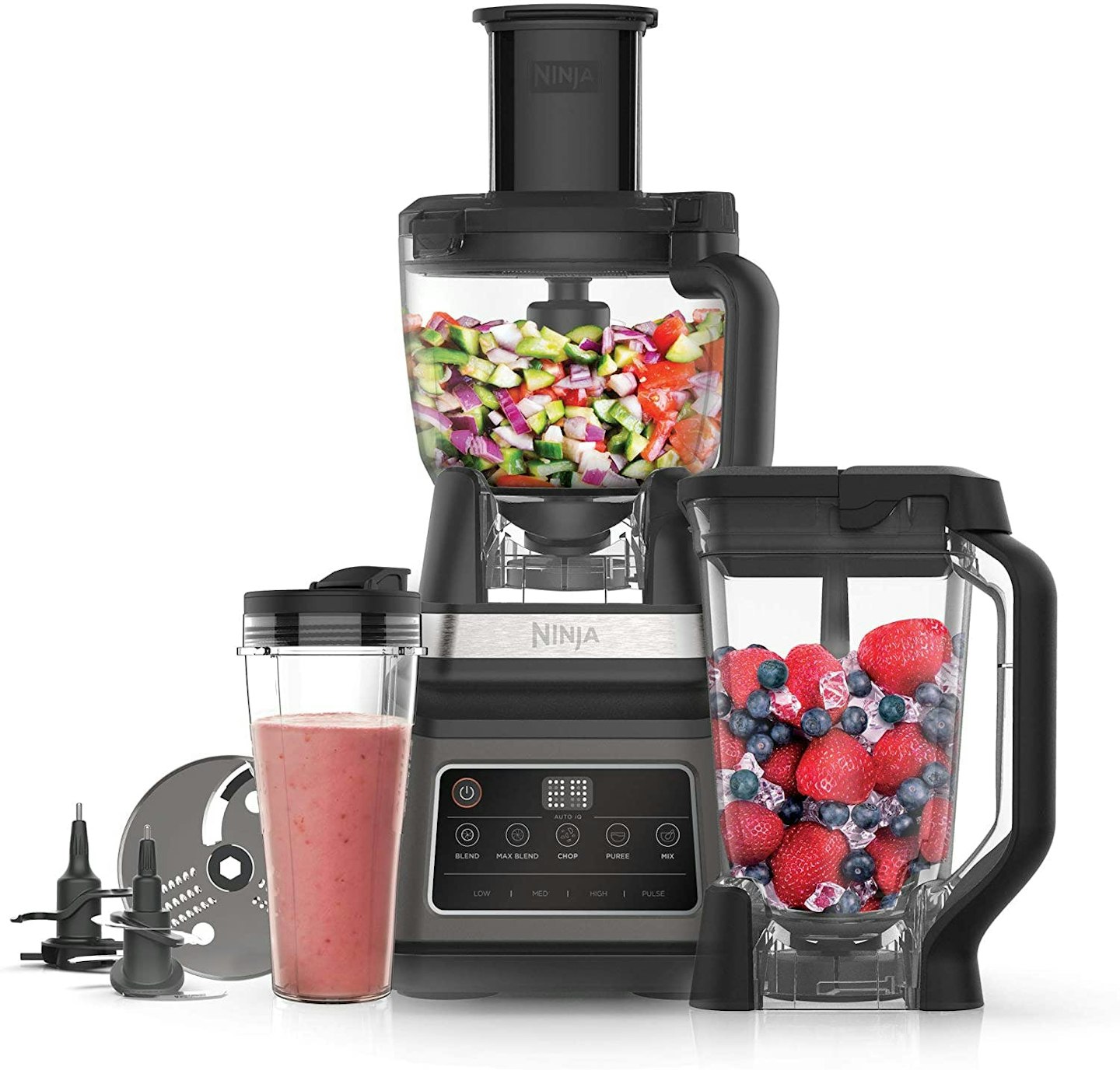 Ninja 3-in-1 Food Processor and Blender with Auto-iQ