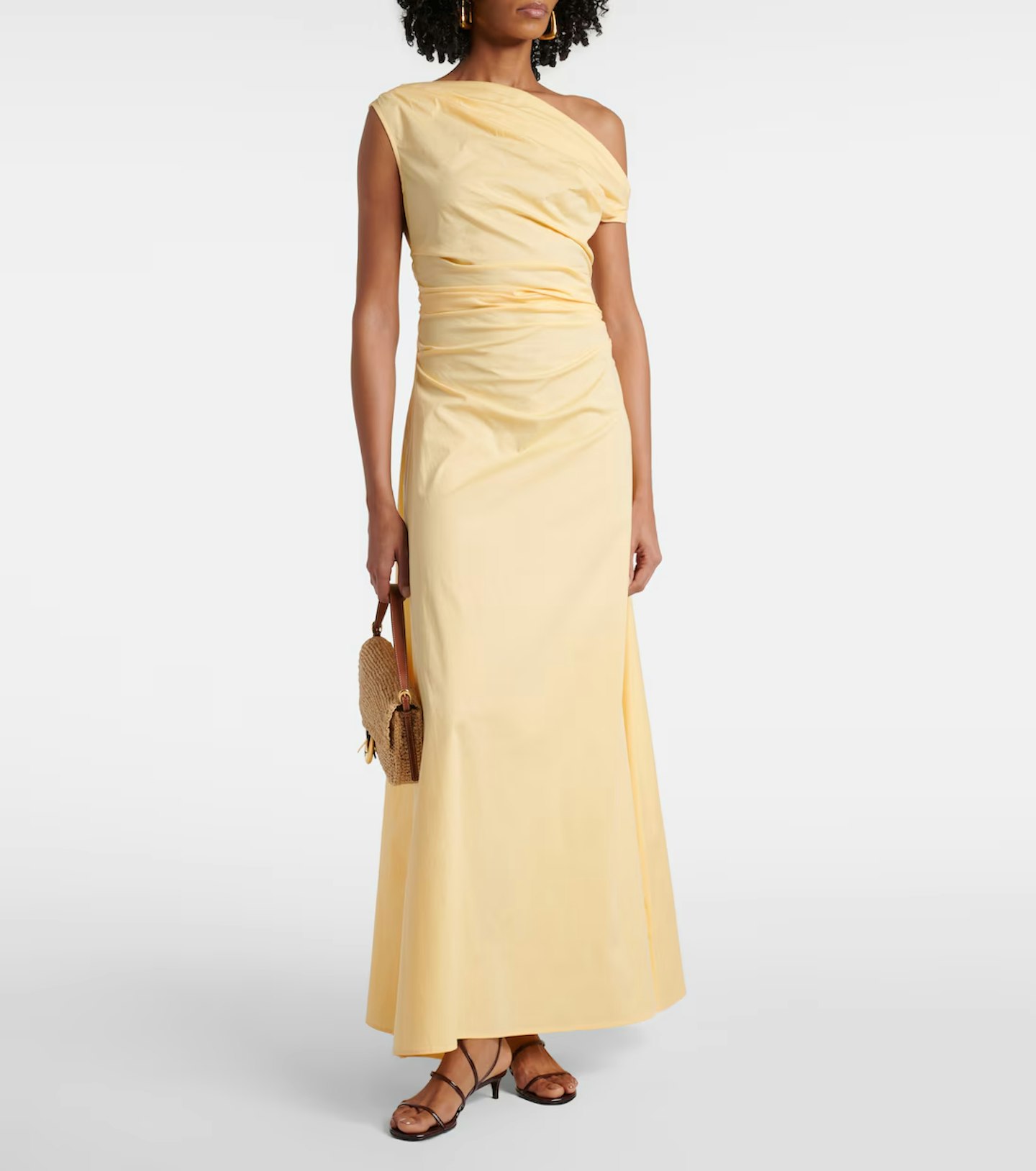 staud yellow dress