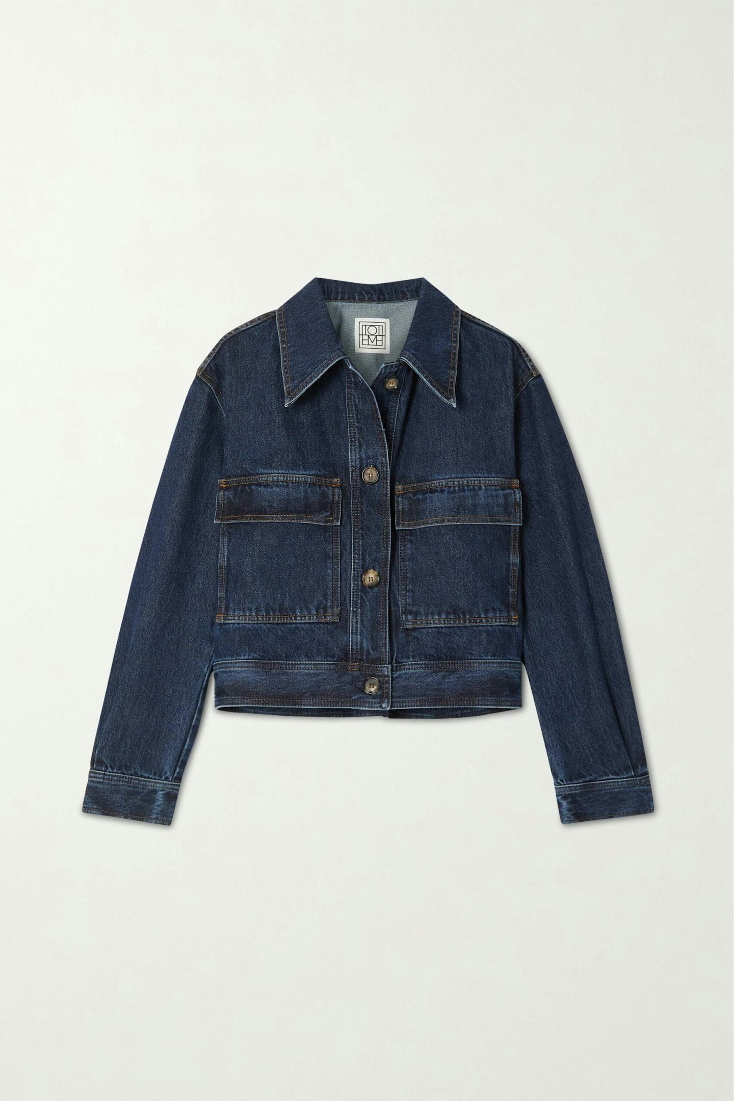 Toteme, Cropped Organic Denim Jacket