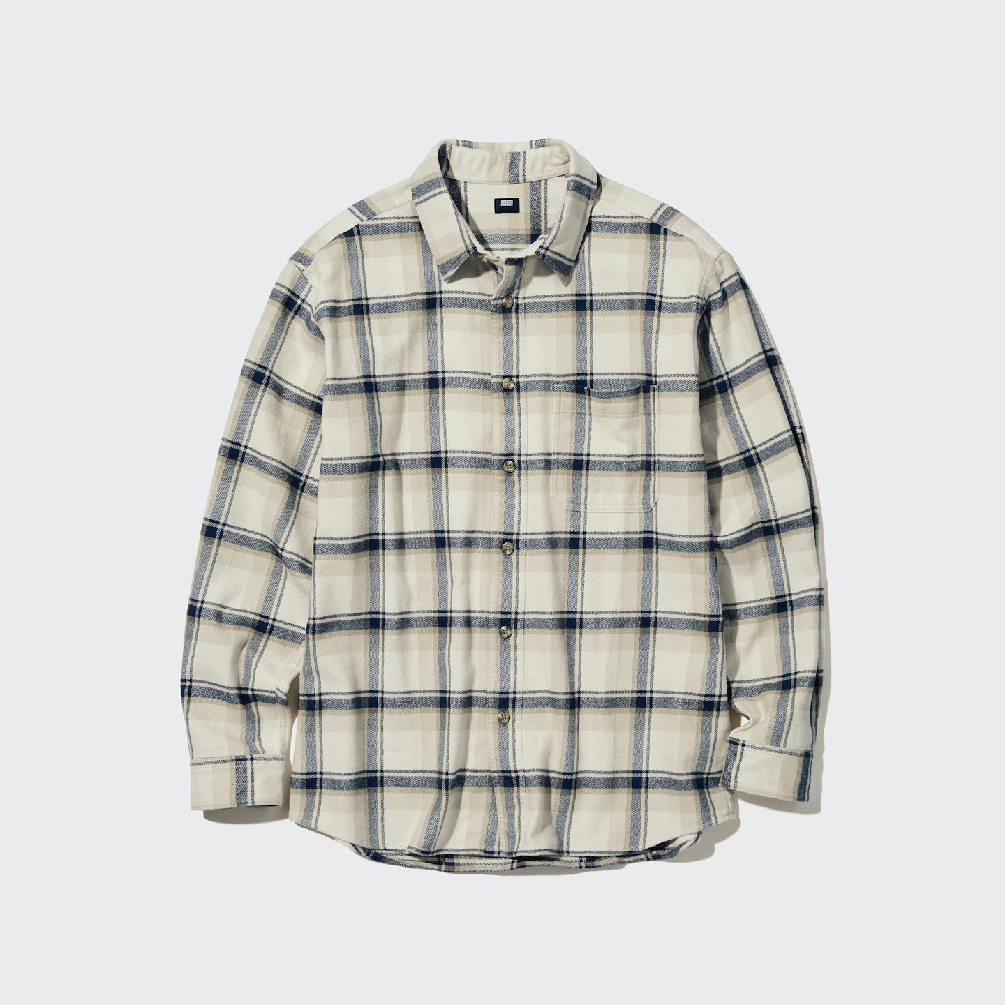 Uniqlo, Flannel Checked Regular Fit Shirt