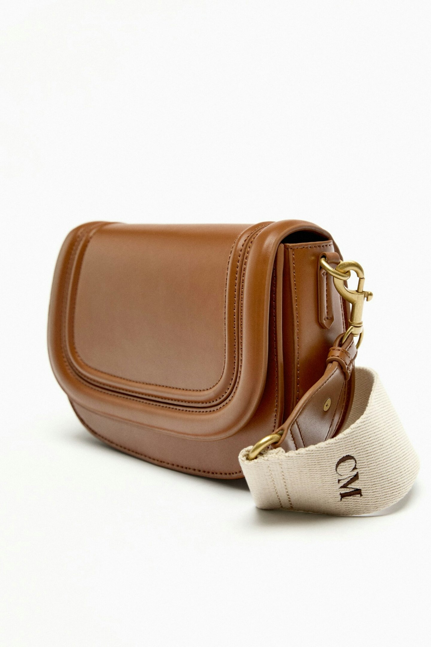 Zara, Brown Crossbody Bag