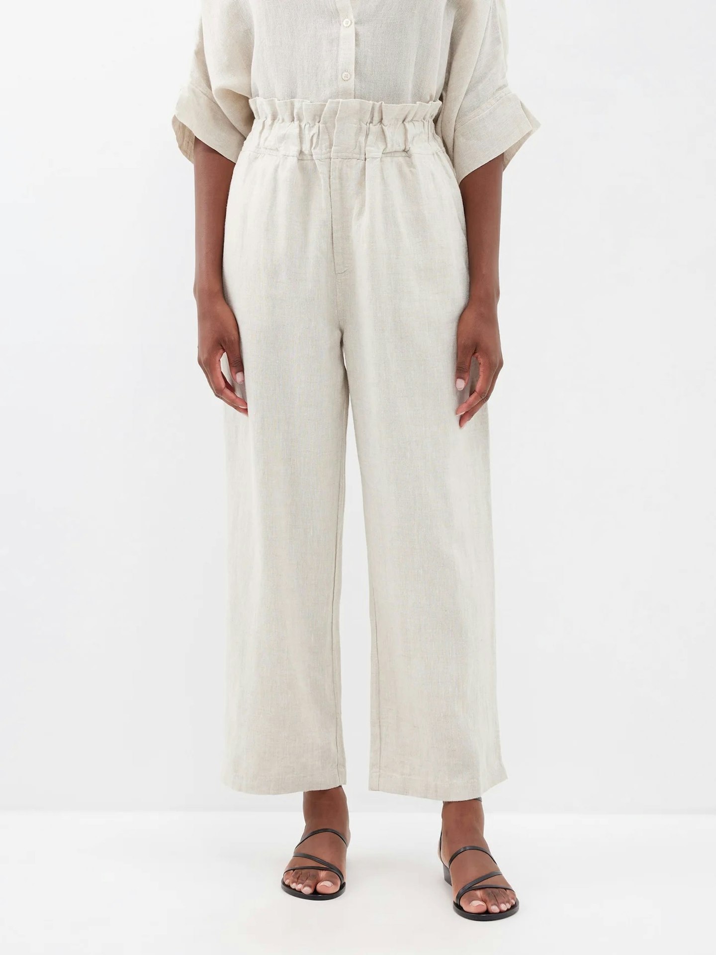 brand posse linen trousers