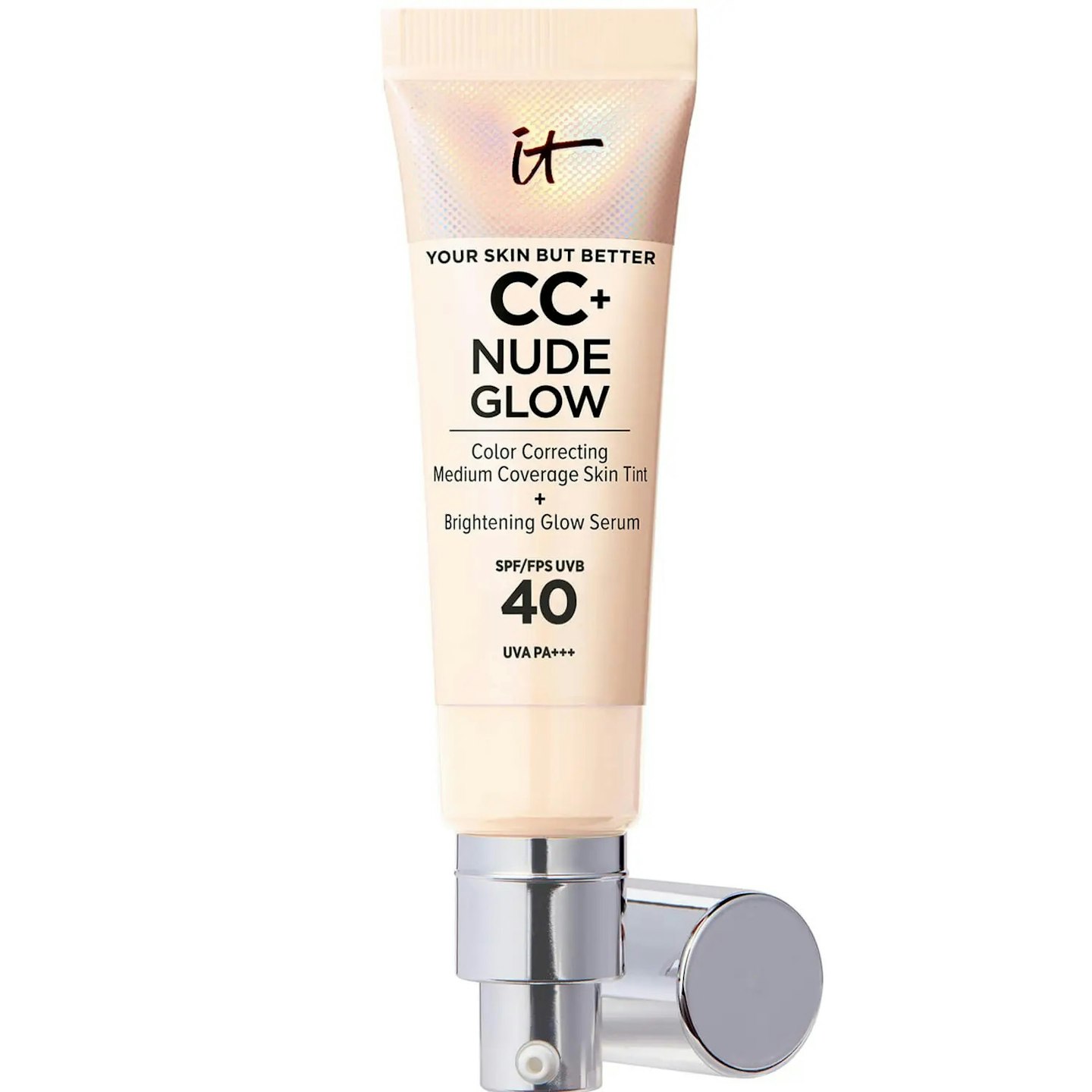It Cosmetics CC+ Nude Glow Lightweight Foundation + Glow Serum with SPF 40