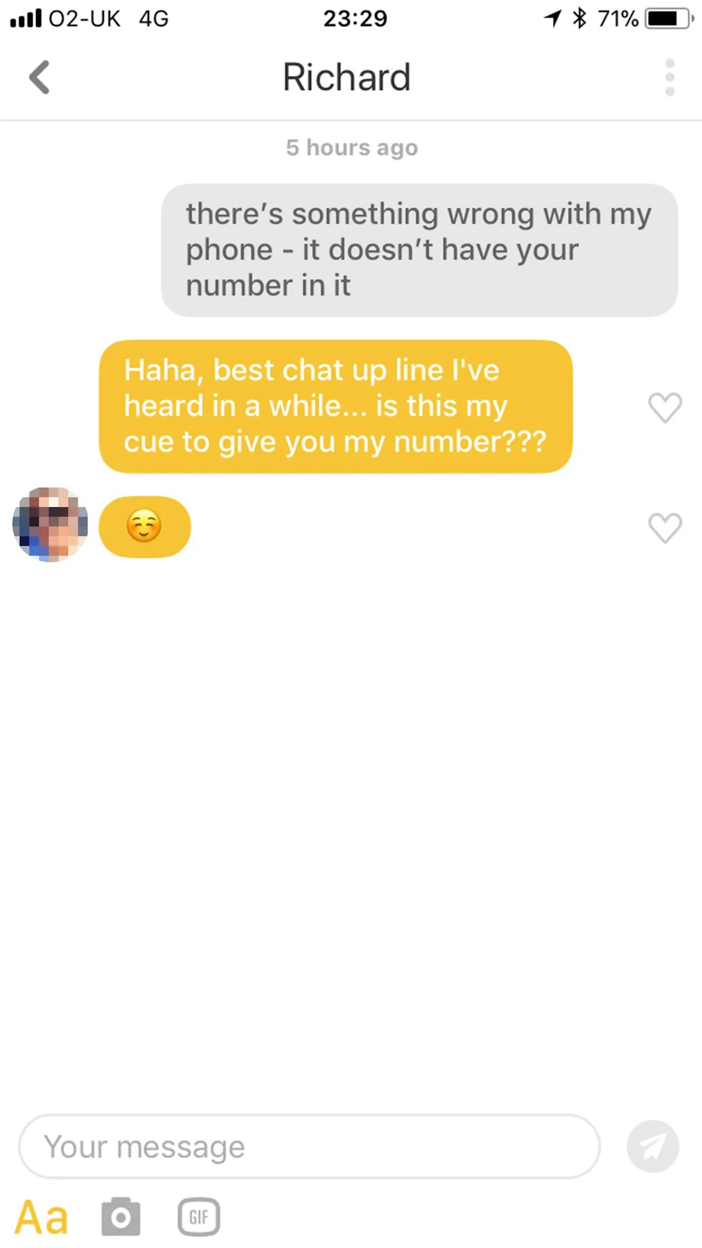 Bumble Opening Lines