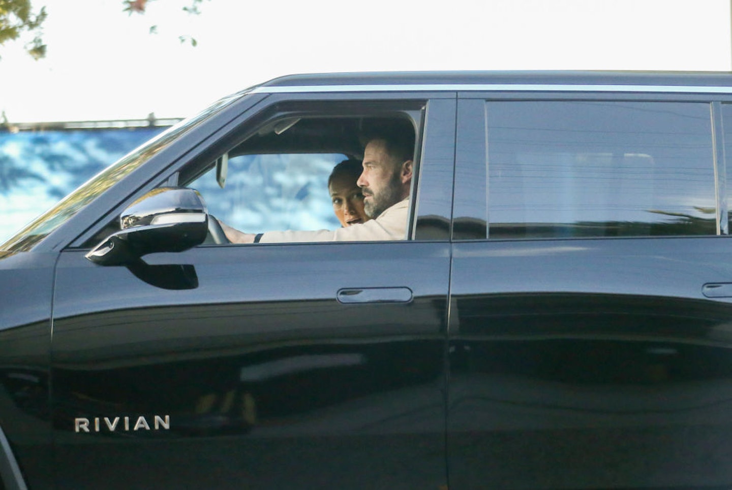 Ben Affleck and JLo arguing in car