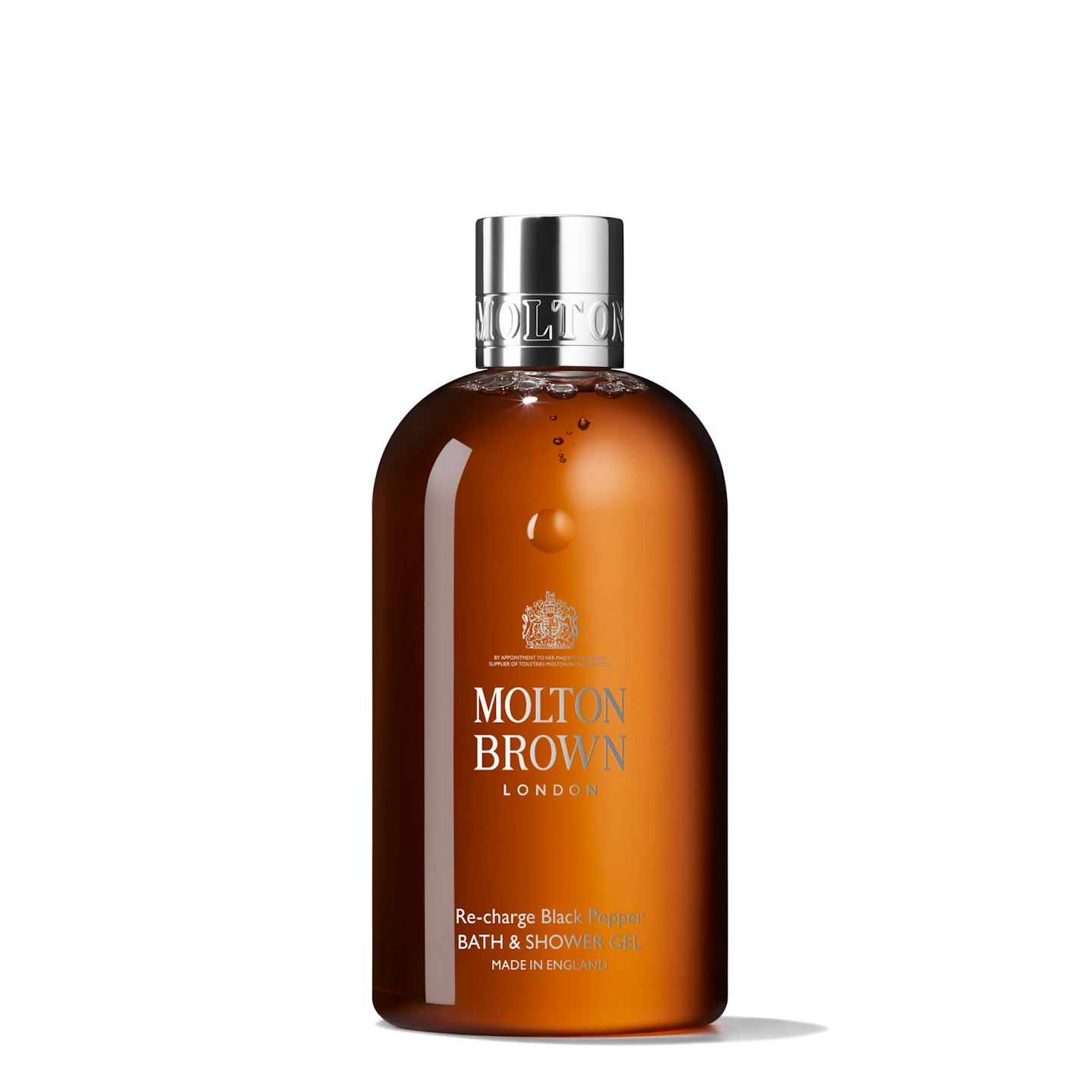 Molton Brown’s Re-charge Black Pepper Bath & Shower Gel (