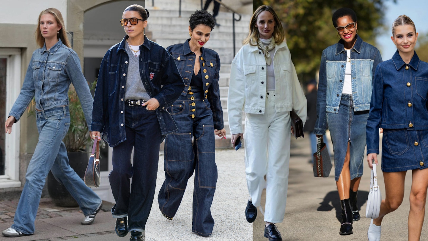 Double 2024 denim fashion