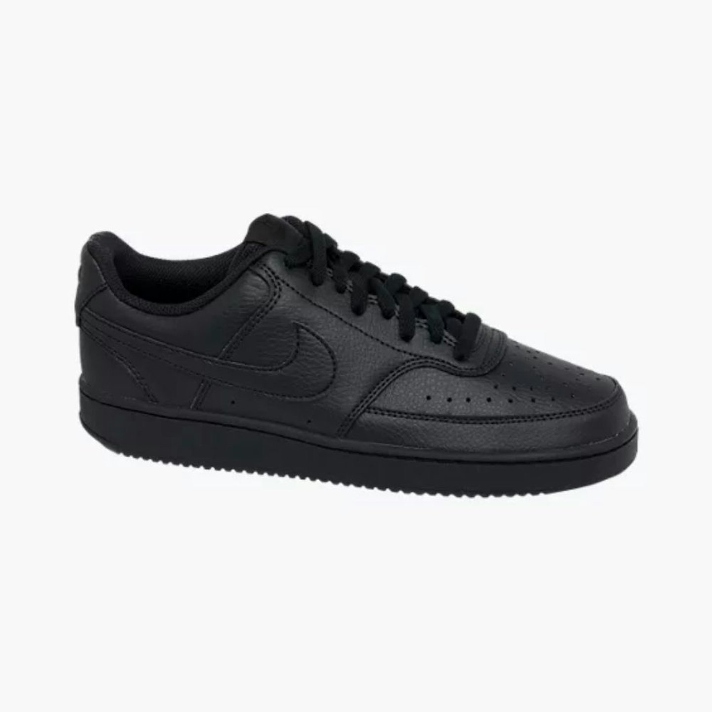 Nike Court Vision Low Black Lace-Up Trainers