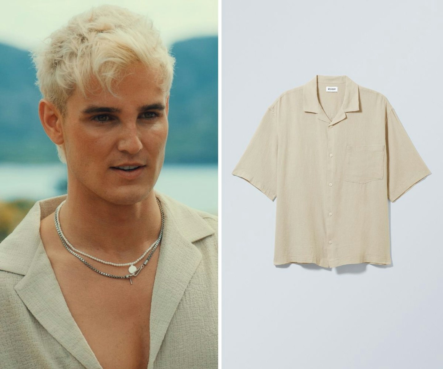 Sam Prince's Cream Linen Shirt