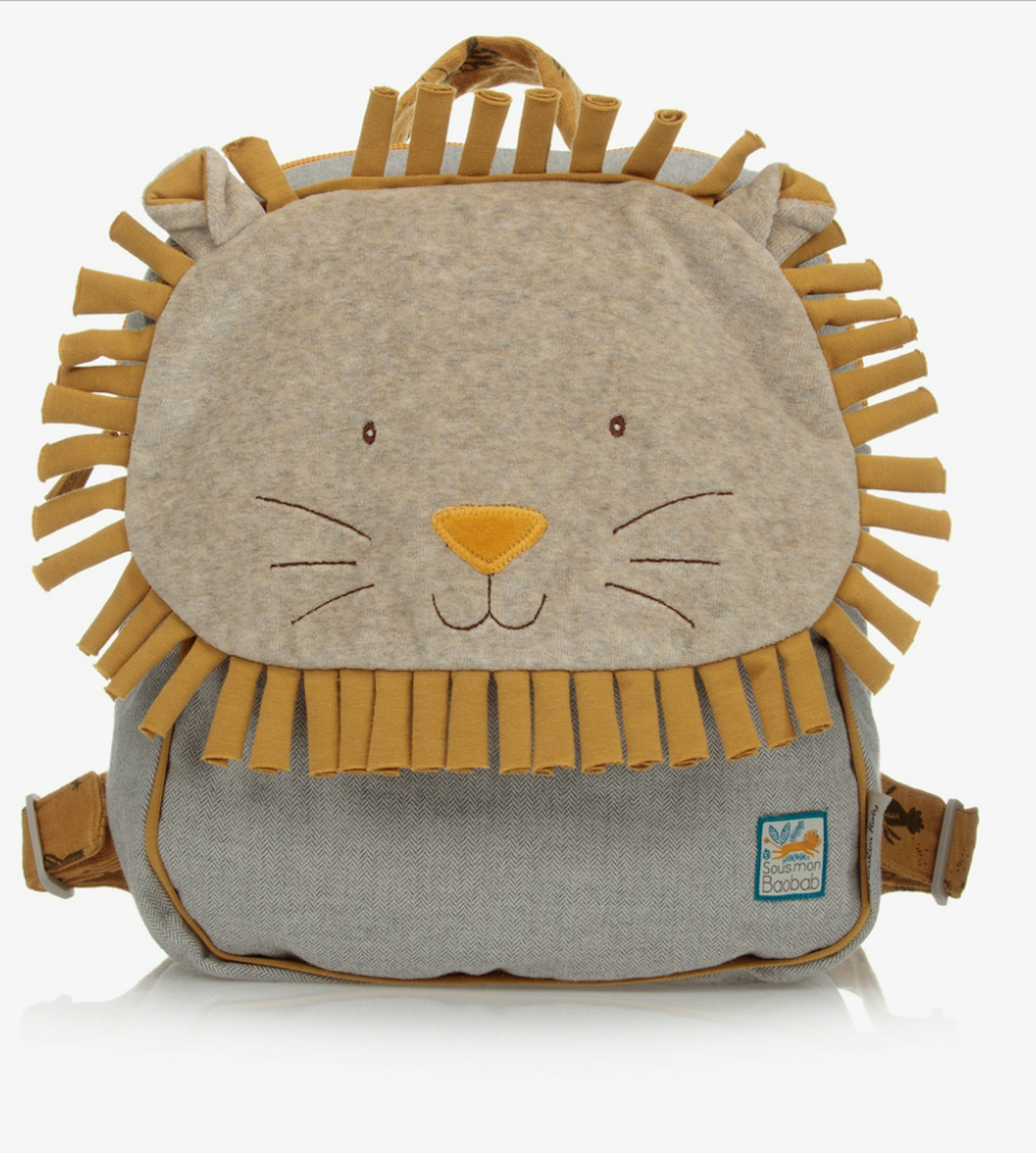 Childrensalon, Moulin Roty Grey Lion Backpack