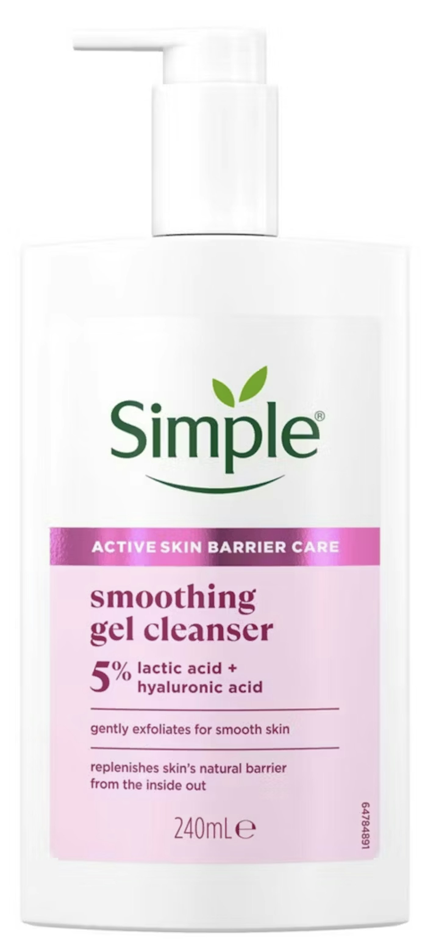 simple smoothing gel cleanser