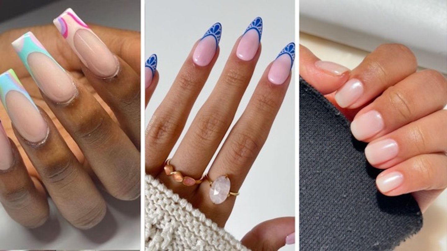 30 Playful Pink Nail Art Designs For Every Occasion : Pink Swirl Sheer Nails