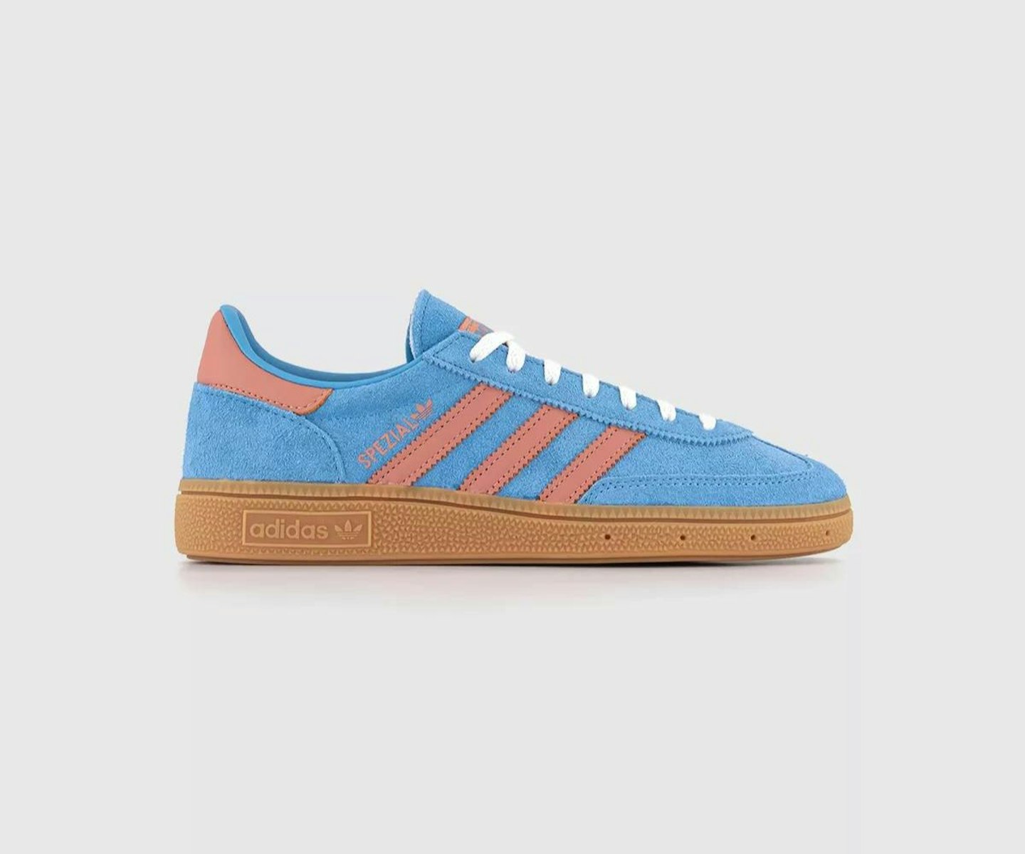 pink and blue adidas spezial trainers