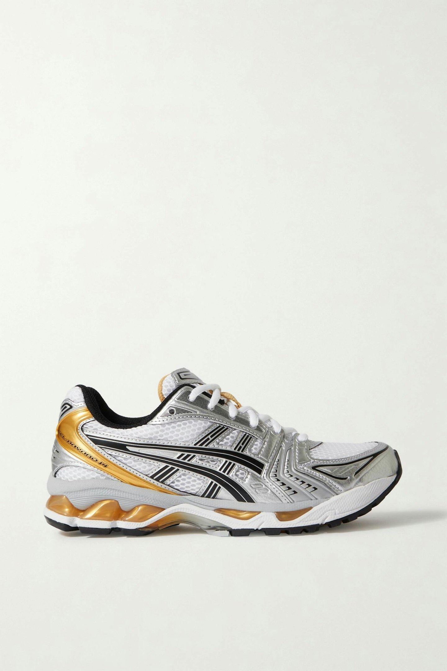 Asics, Gel-Kayano 14 Rubber-Trimmed Mesh And Suede Sneakers