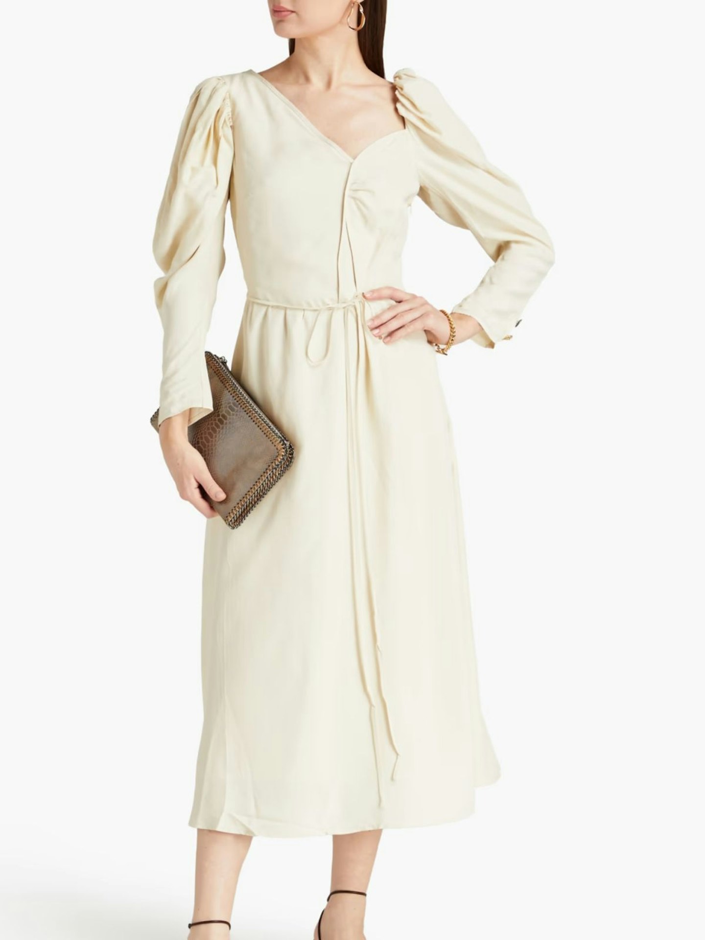 Rejina Pyo, Etta Balloon-Sleeve Organic-Cotton Midi Dress