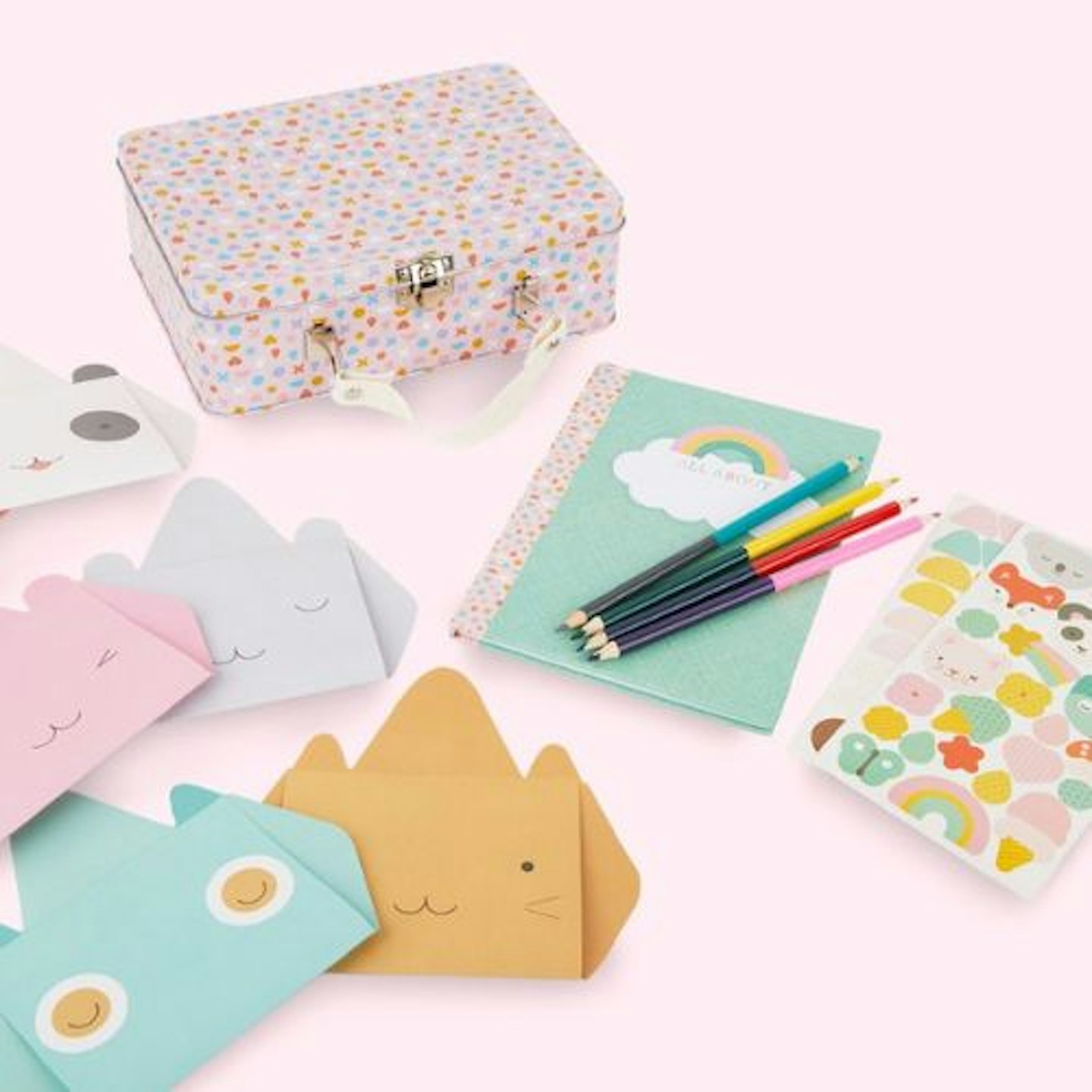 KIDLY, Animal Pals My Stationery Set