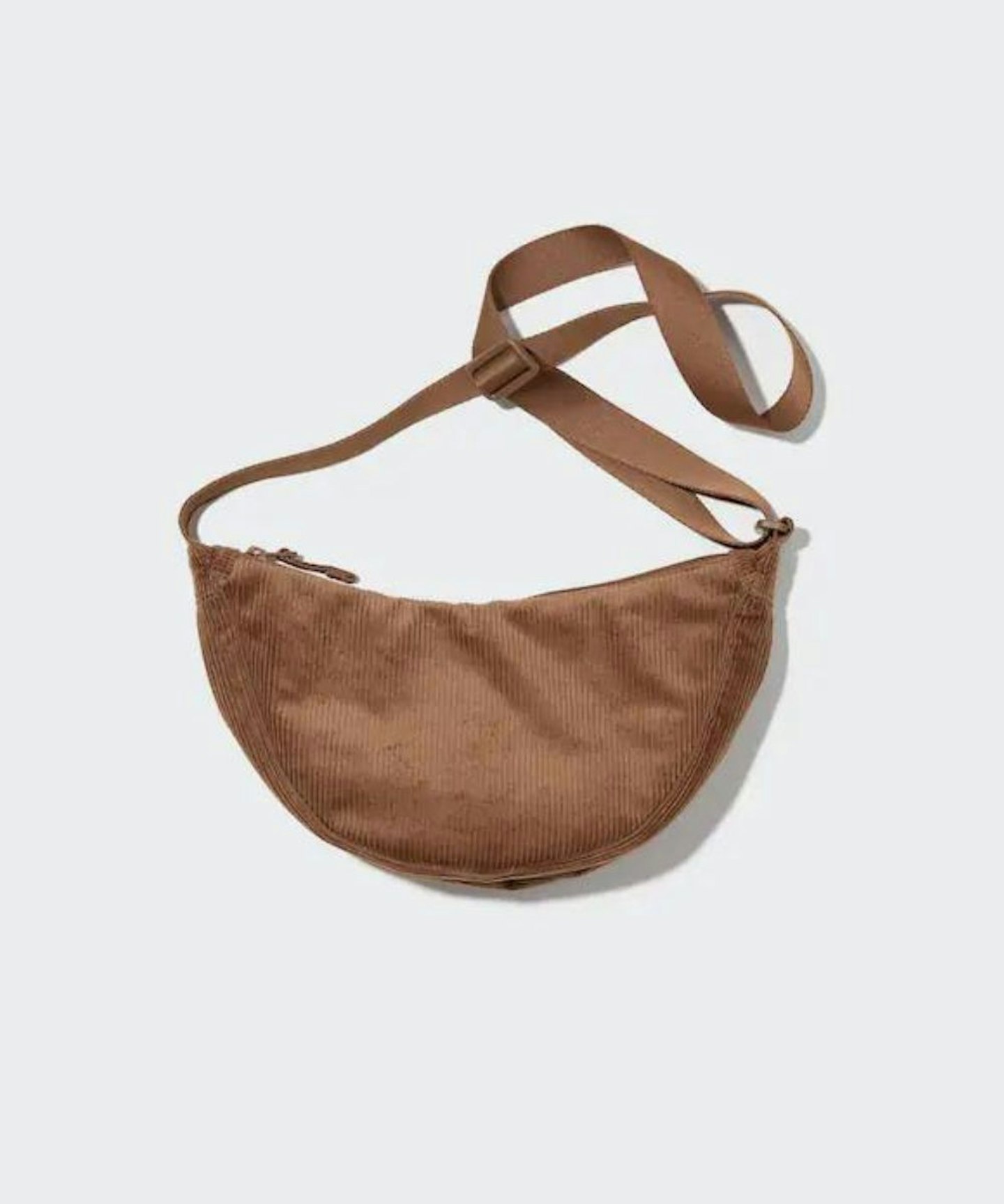 brown corduroy uniqlo bag