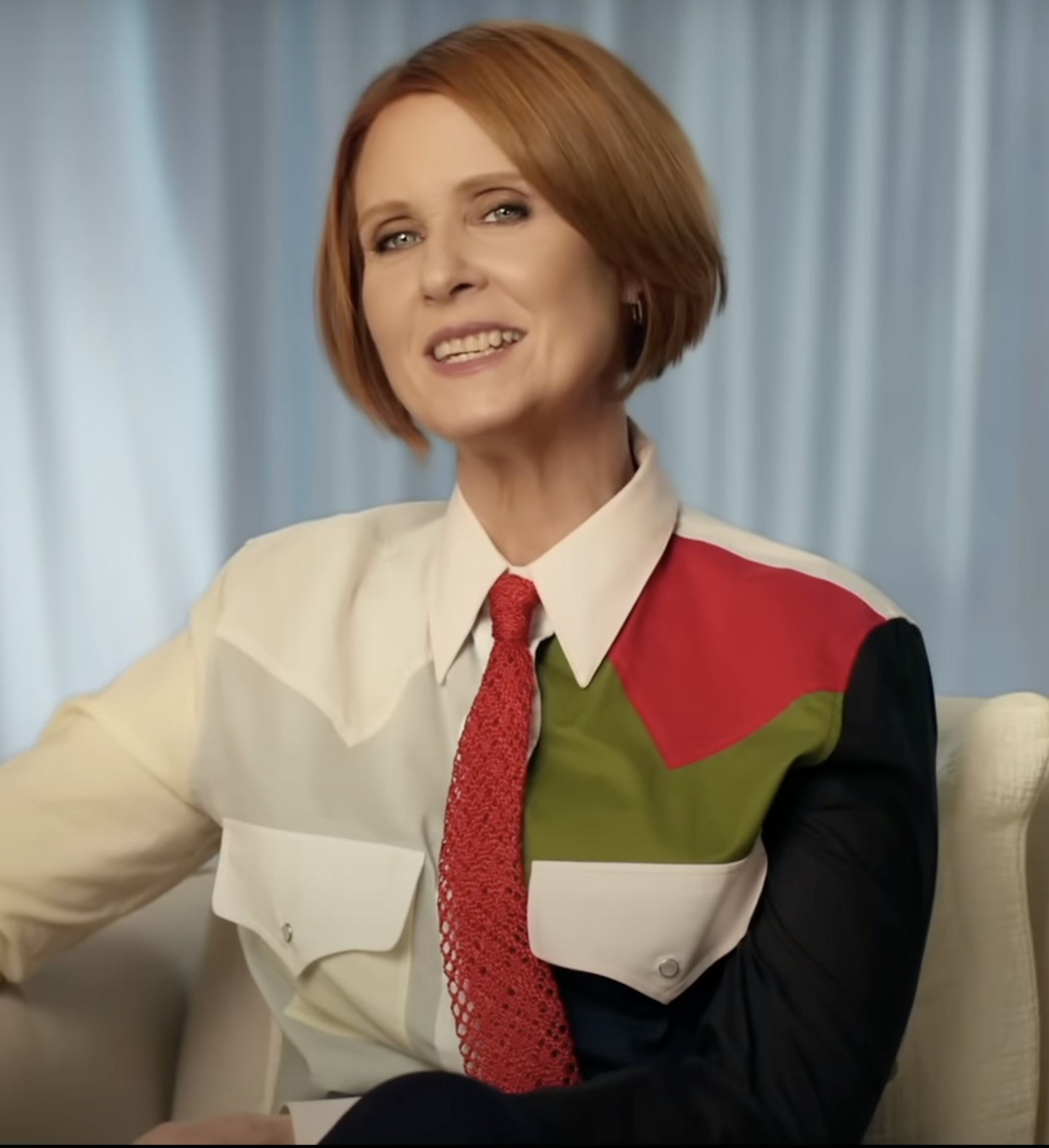Calvin Klein colour-block shirt