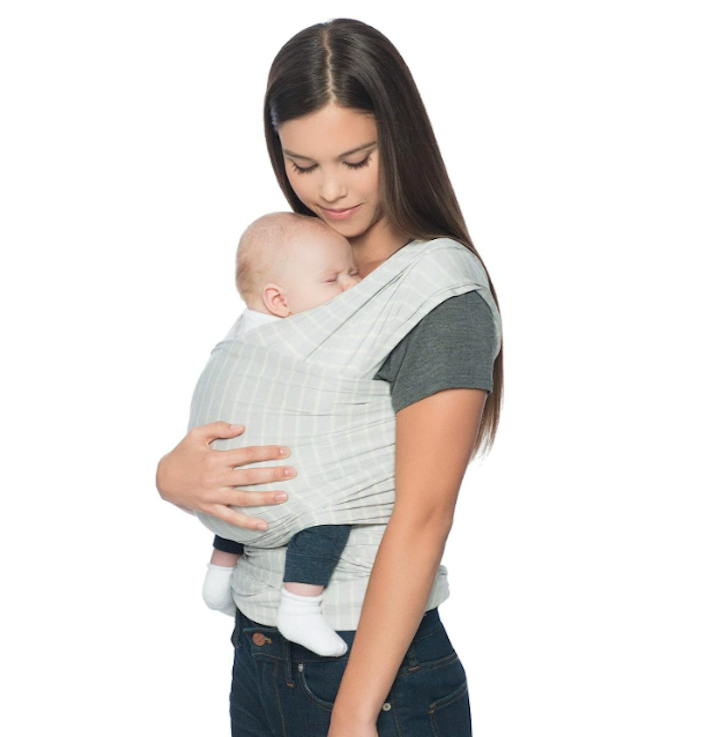 Ergobaby Lightweight Aura Wrap Grey Stripe