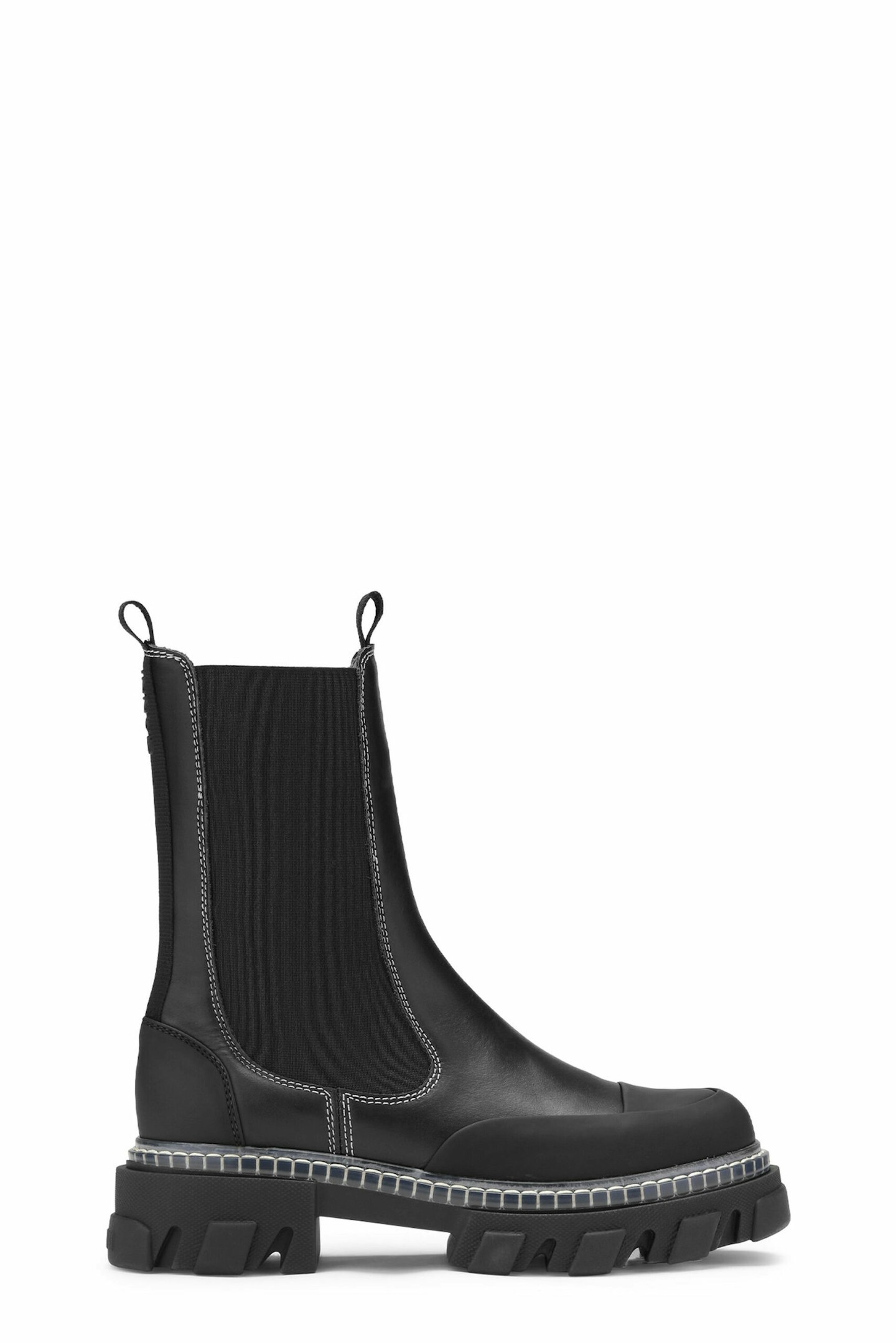 Ganni, Cleated Mid Chelsea Boots
