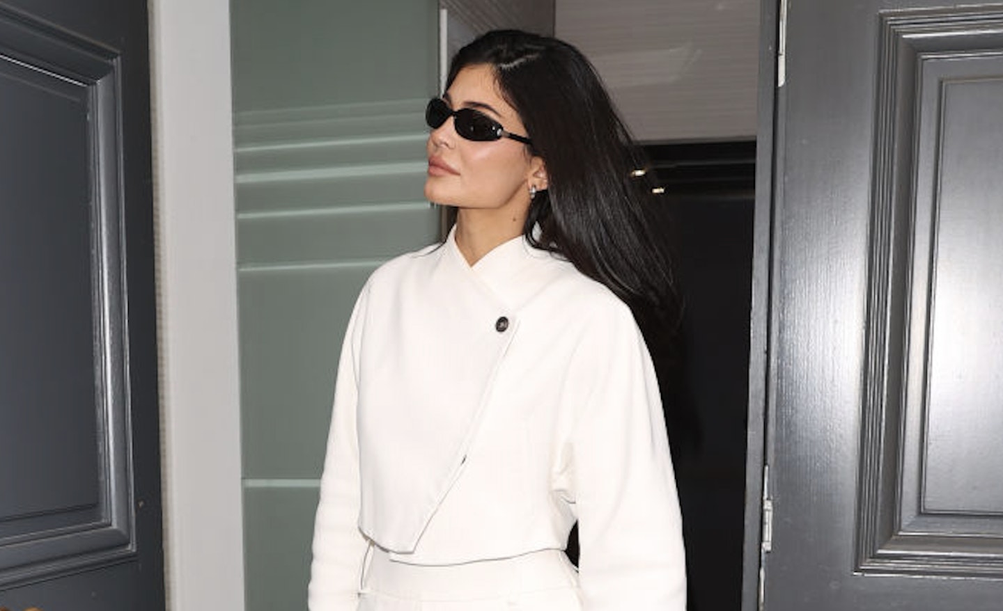 Kylie Jenner all-white outfits