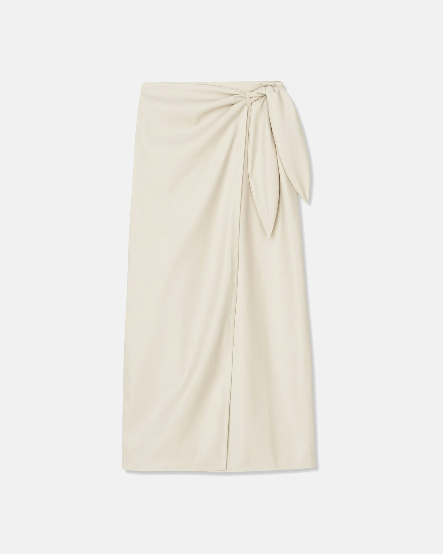 Nanushka, Amas Okobor Alt-Leather Sarong Skirt