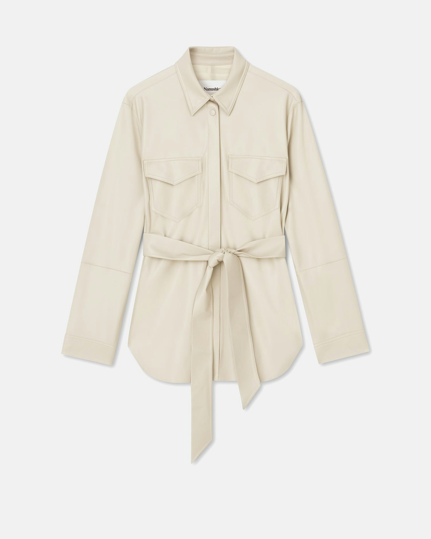 Nanushka, Artha Okobor Alt-Leather Shirt