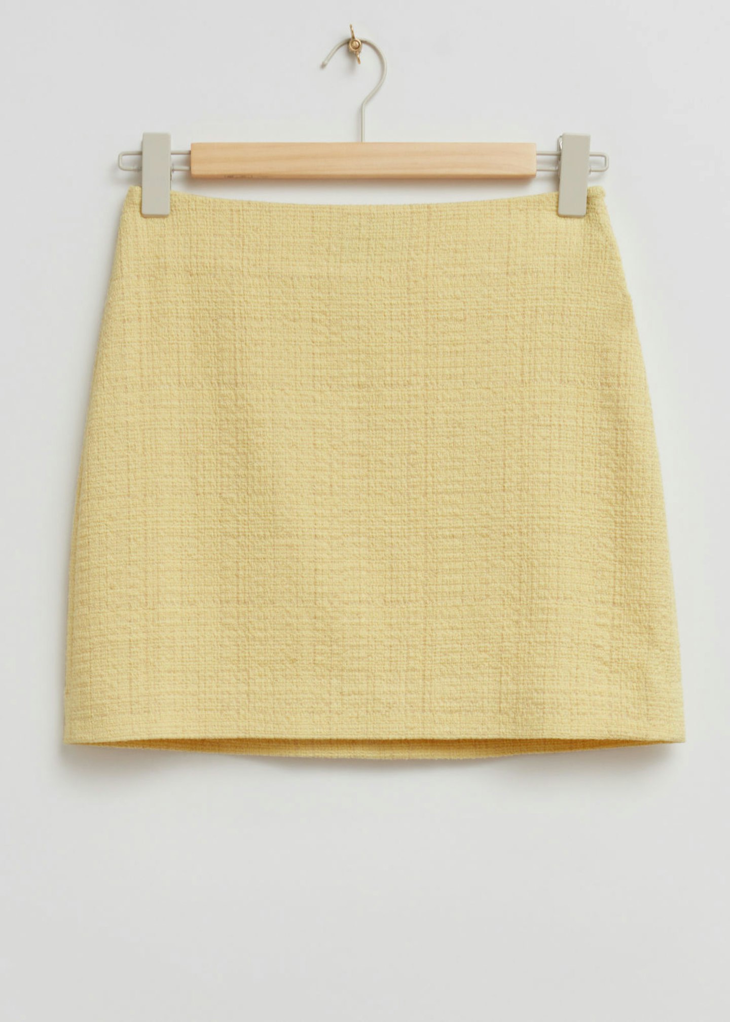 & Other Stories, High Waist Tweed Mini Skirt