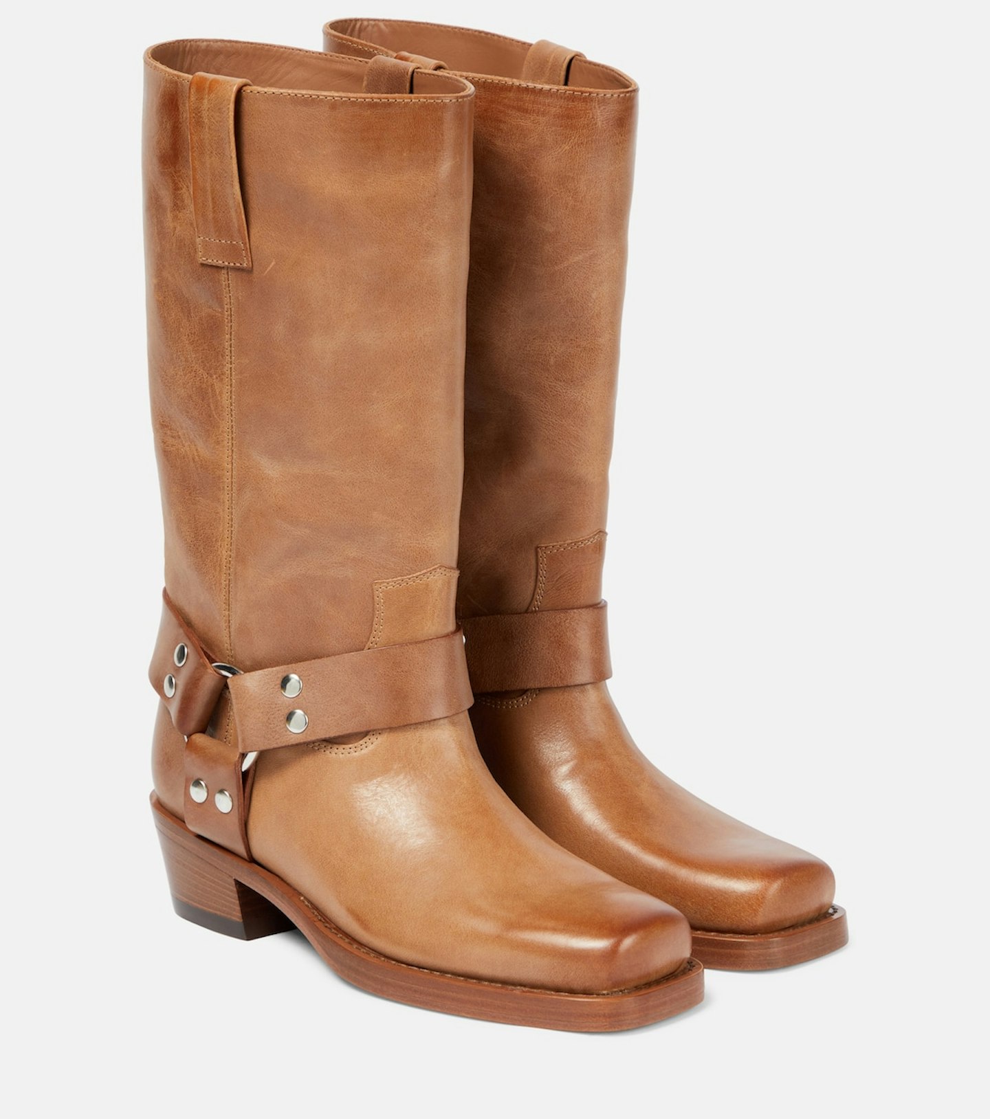 Paris Texas, Roxy Leather Knee-High Boots