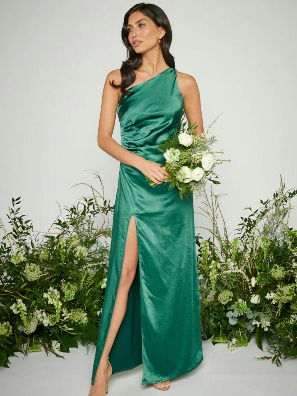 Chartreuse Green Bridesmaid Dress